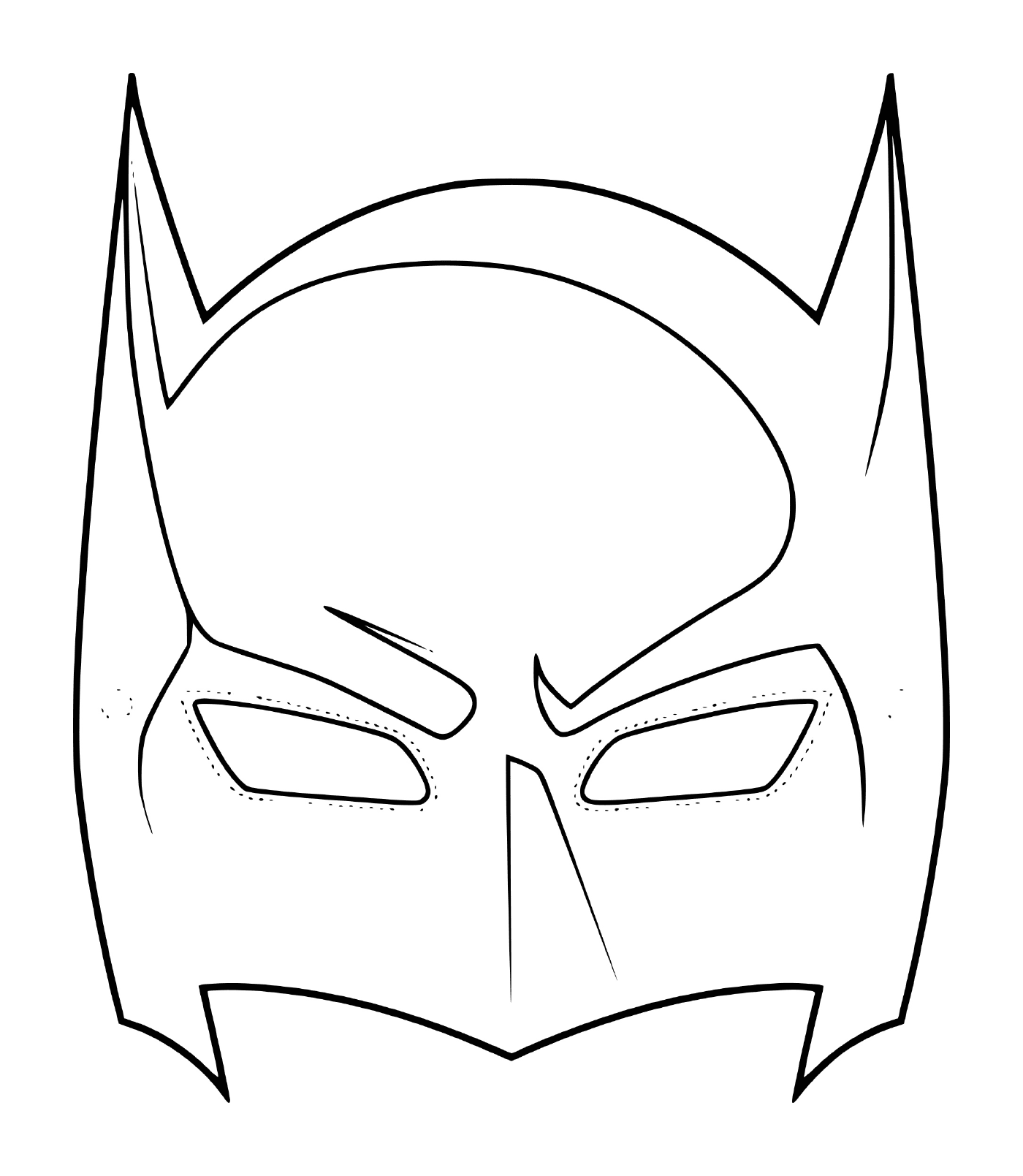  Máscara Batman para Héroes 