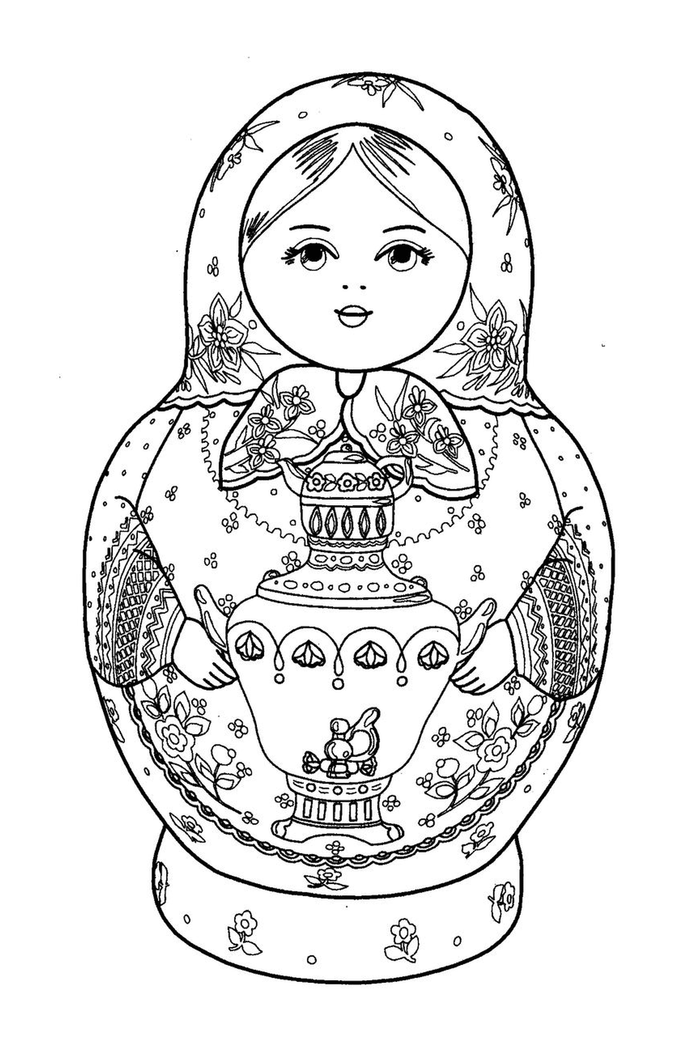  Russian doll numbered two 