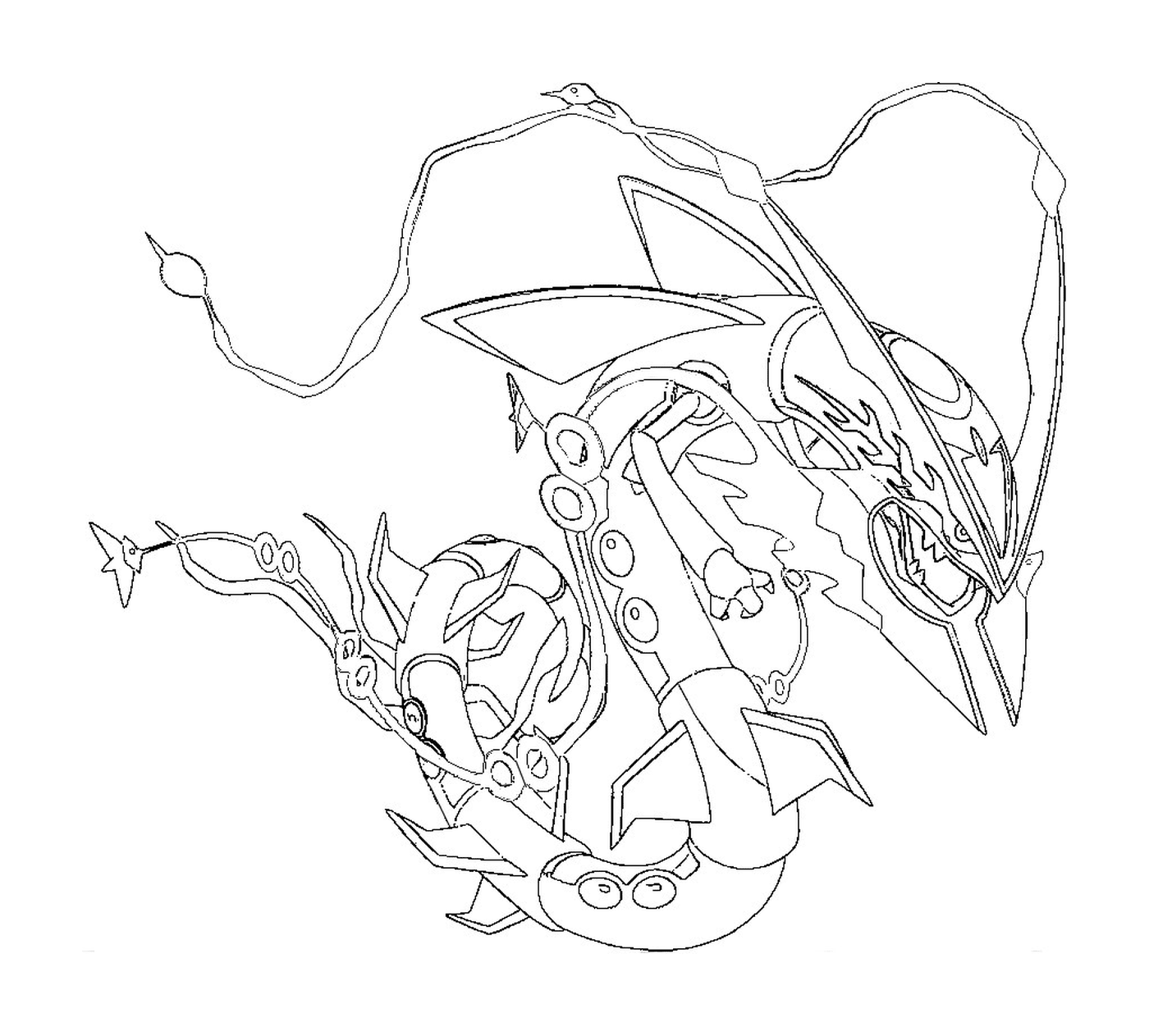 Мега Рейкваза - впечатляющий жучок 