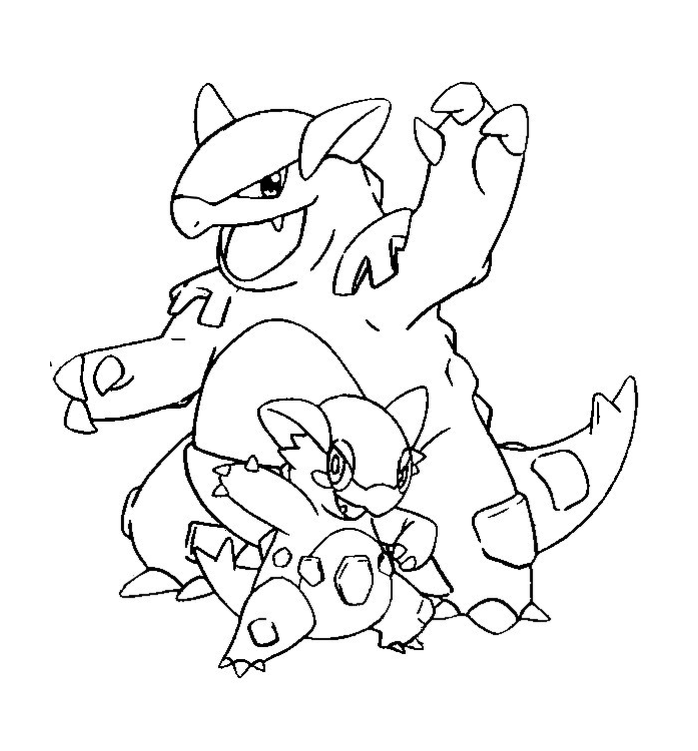 Kangourex, two Pokémon duo 