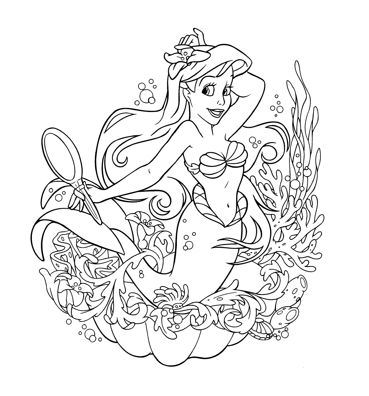  La piccola sirena di Ariel Disney 
