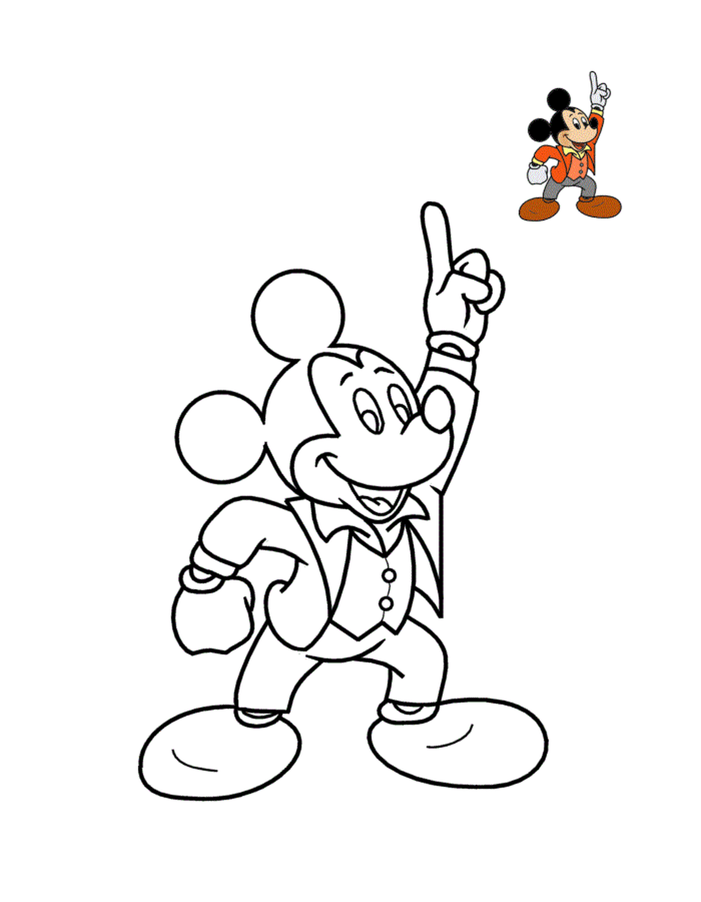  Mickey Mouse, a star of the comic show 