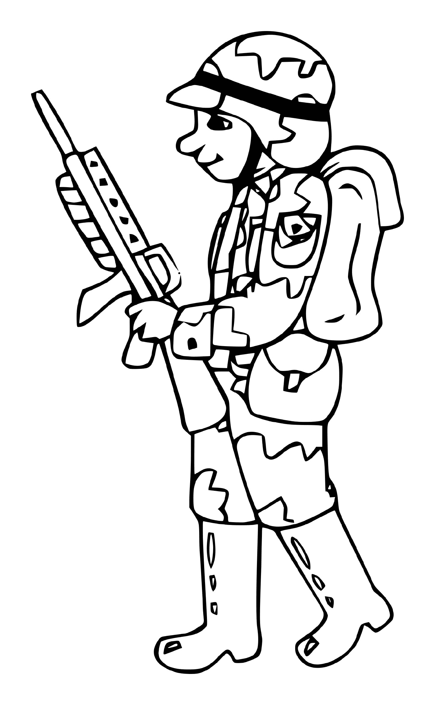  Soldat mit Präzisionsgewehr 