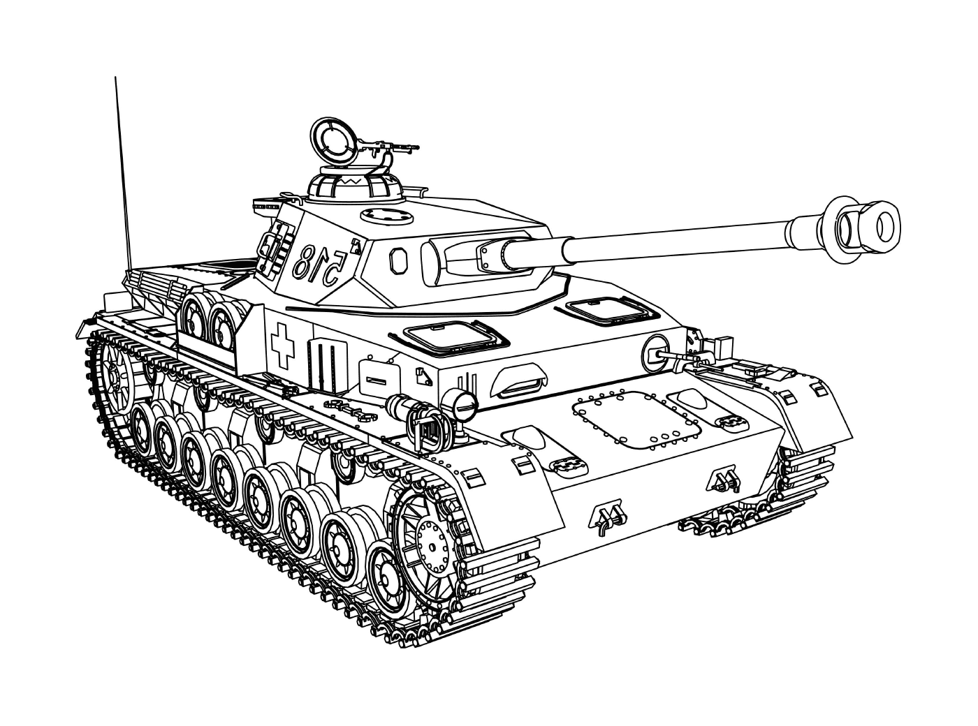  Военное транспортное средство: старый военный танк 