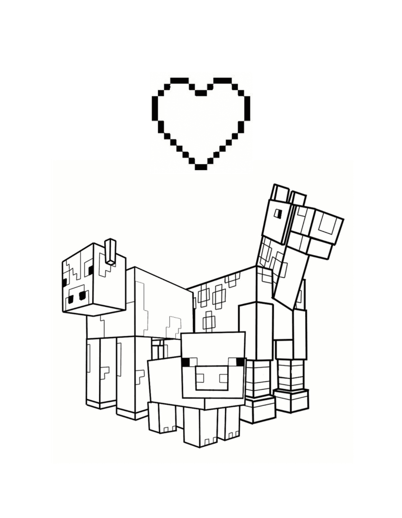  Amor por los animales Minecraft 