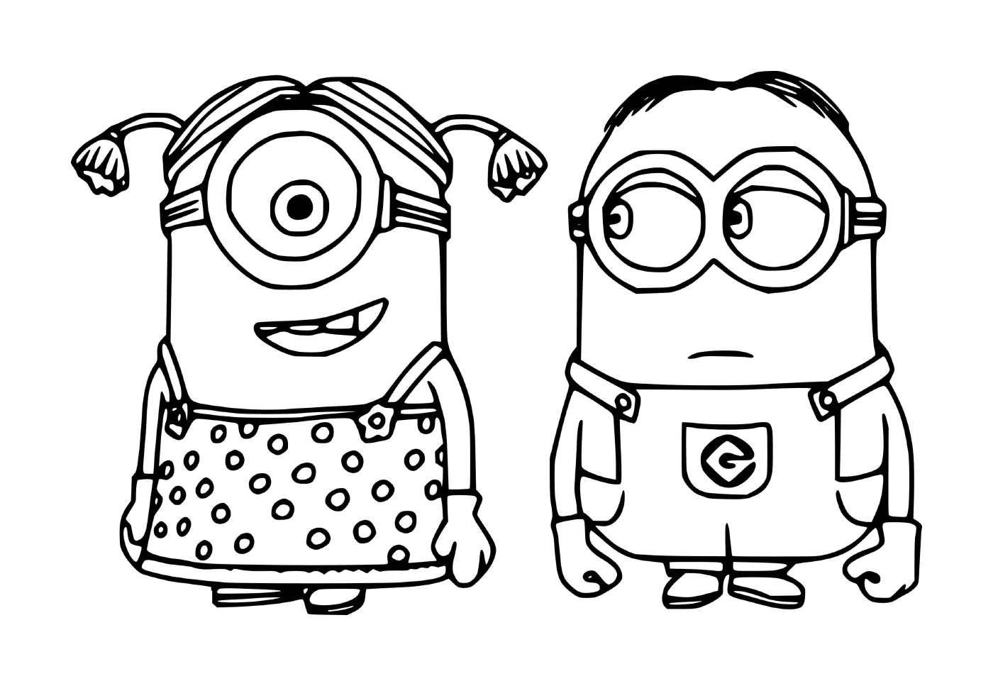  Dave and Stuart Minion together 