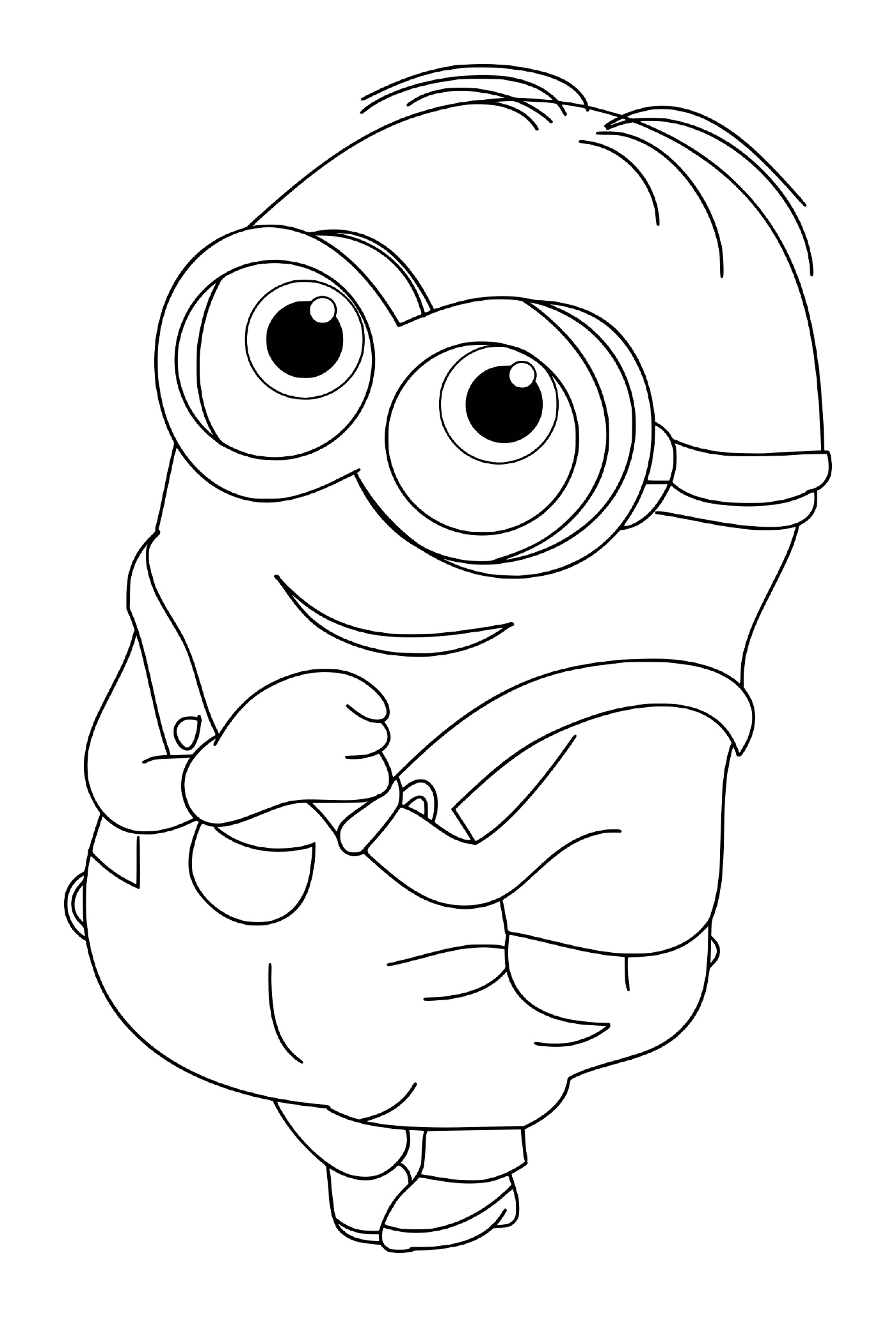  Minion Bob, cute glasses 