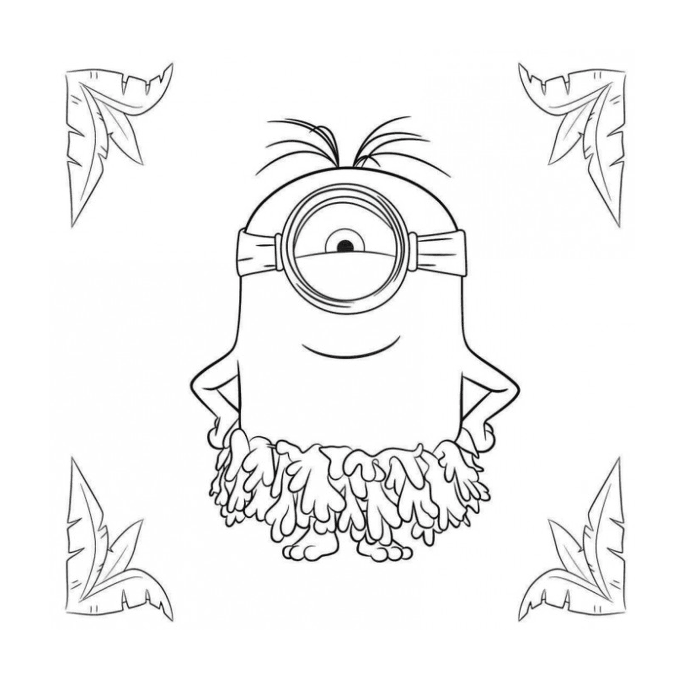  Minion bearded in the forest 