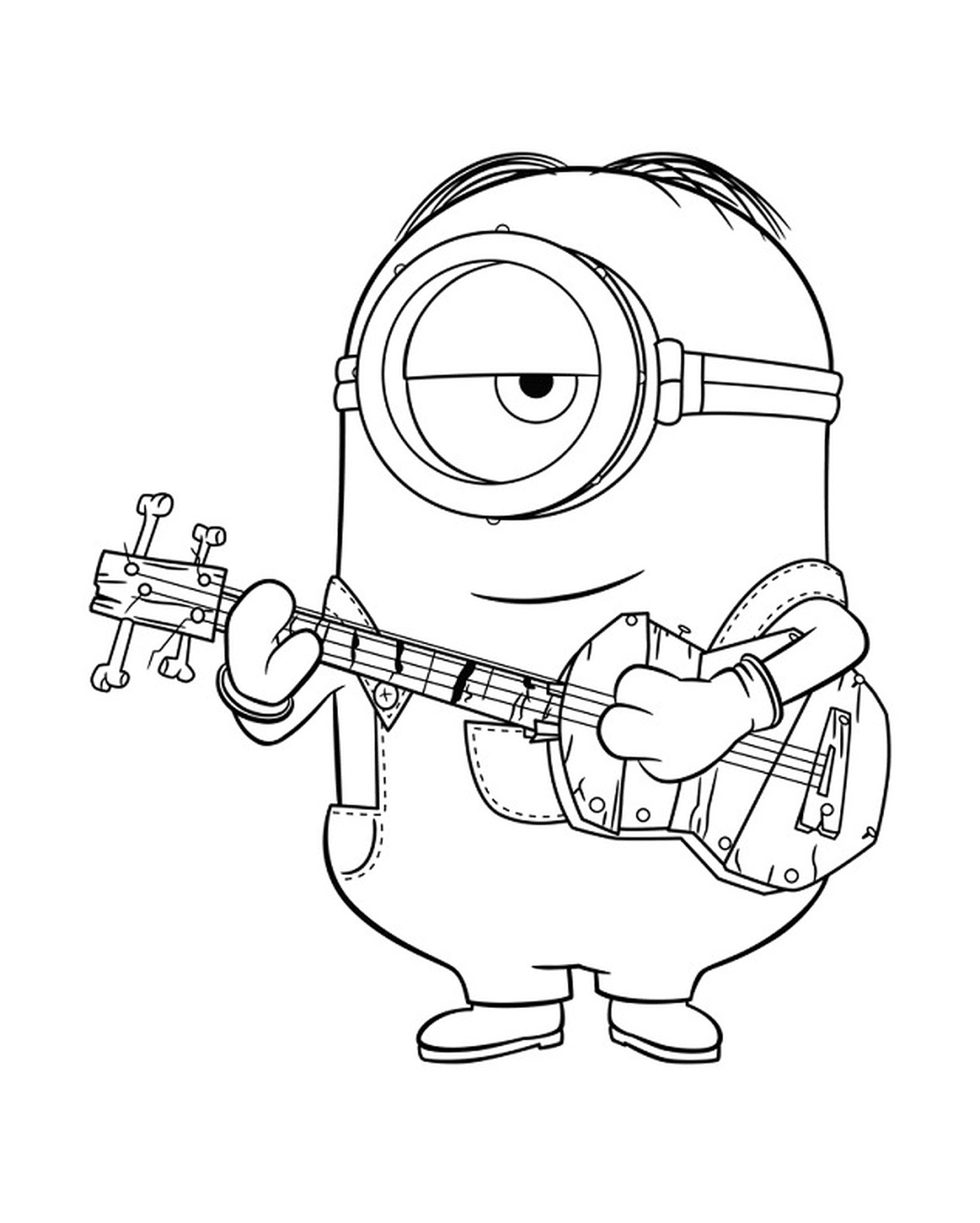 Minion plays guitar, Moi Moche and Bad 