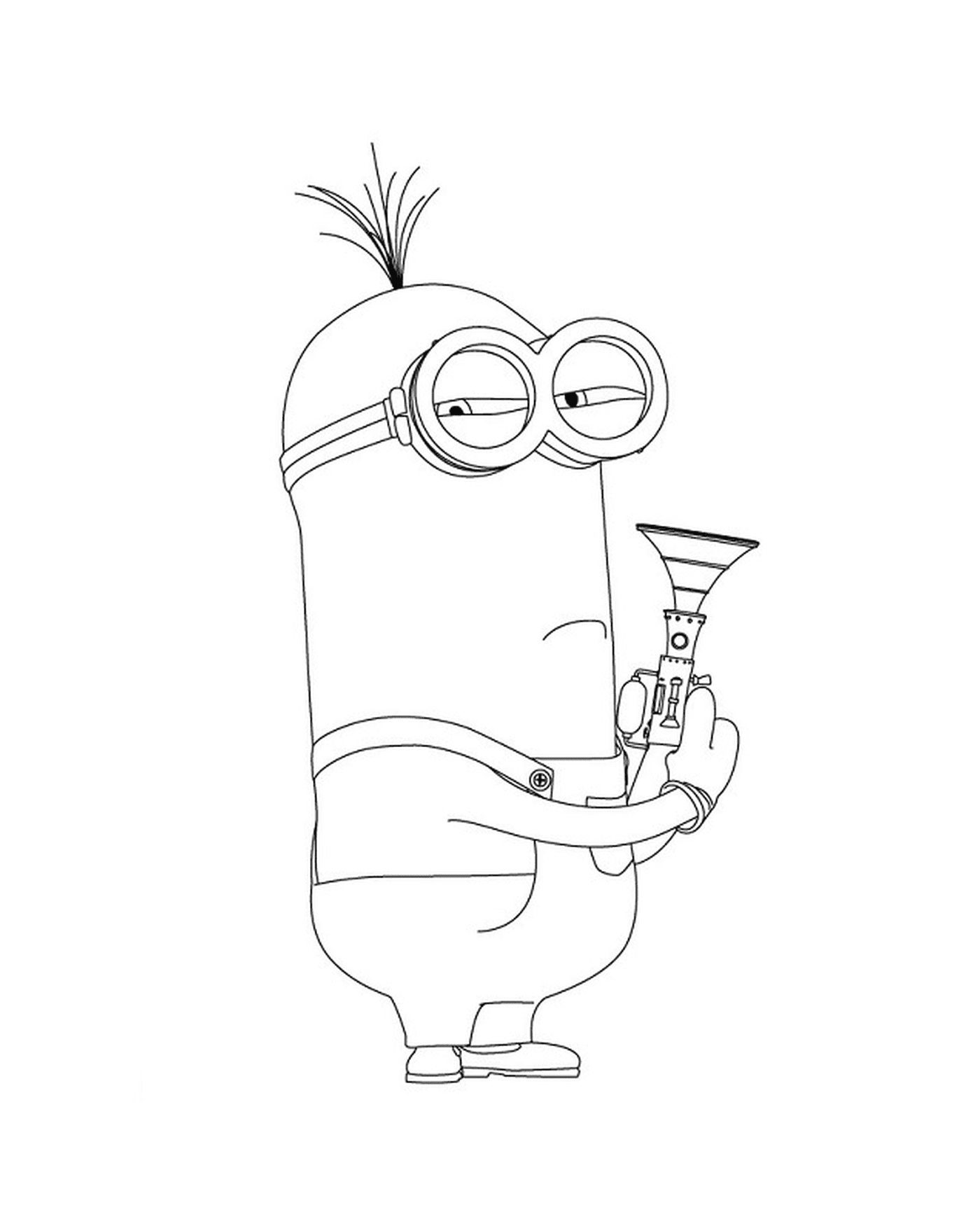  Mouse and Bad 21, Minion with a microphone 
