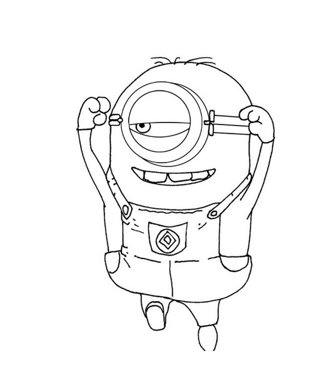  Minion champion, magnifying glass in hand 