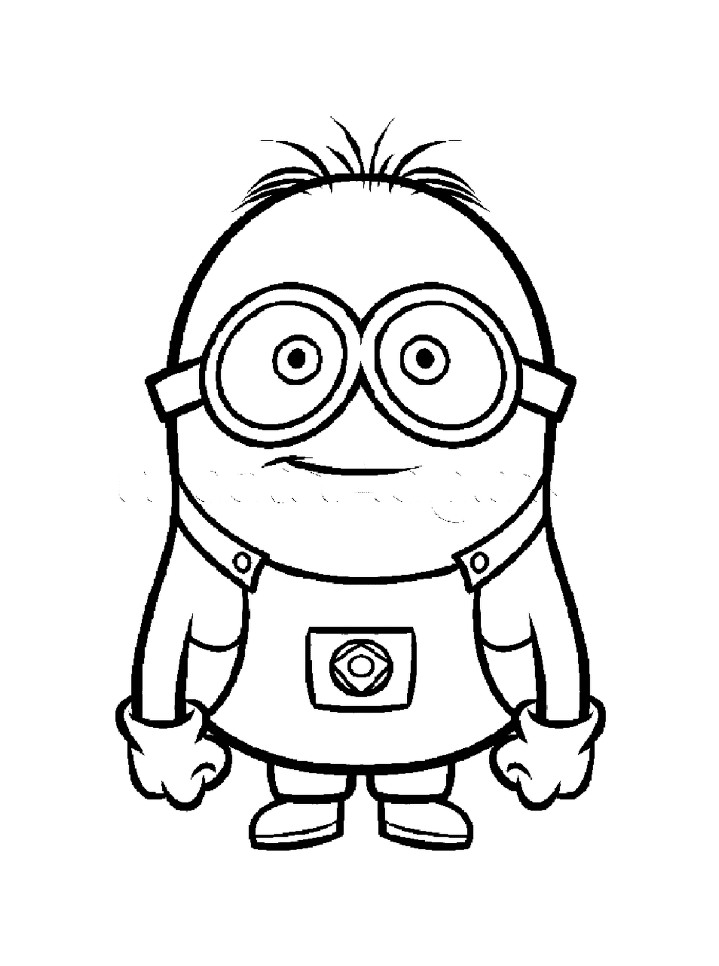  Portrait of a Minion, animated character 