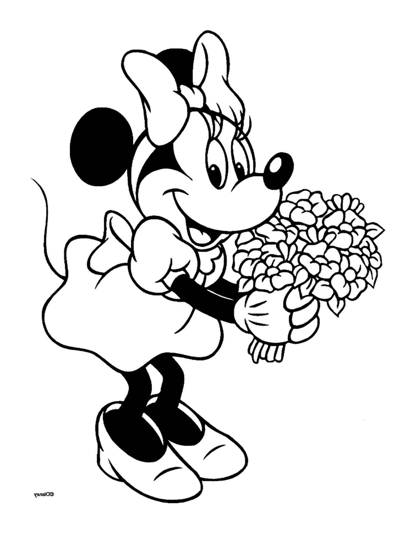  Minnie recibió flores 
