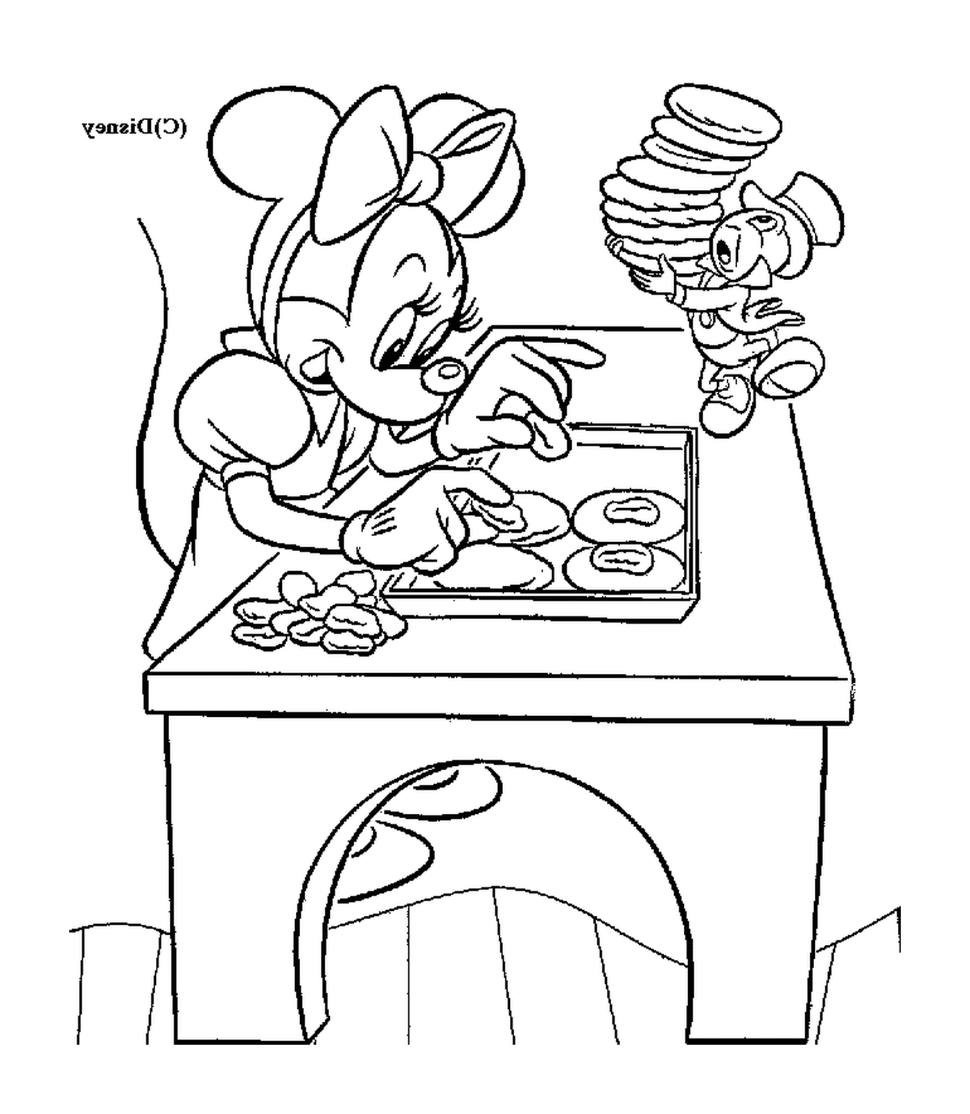  Minnie que cocina 