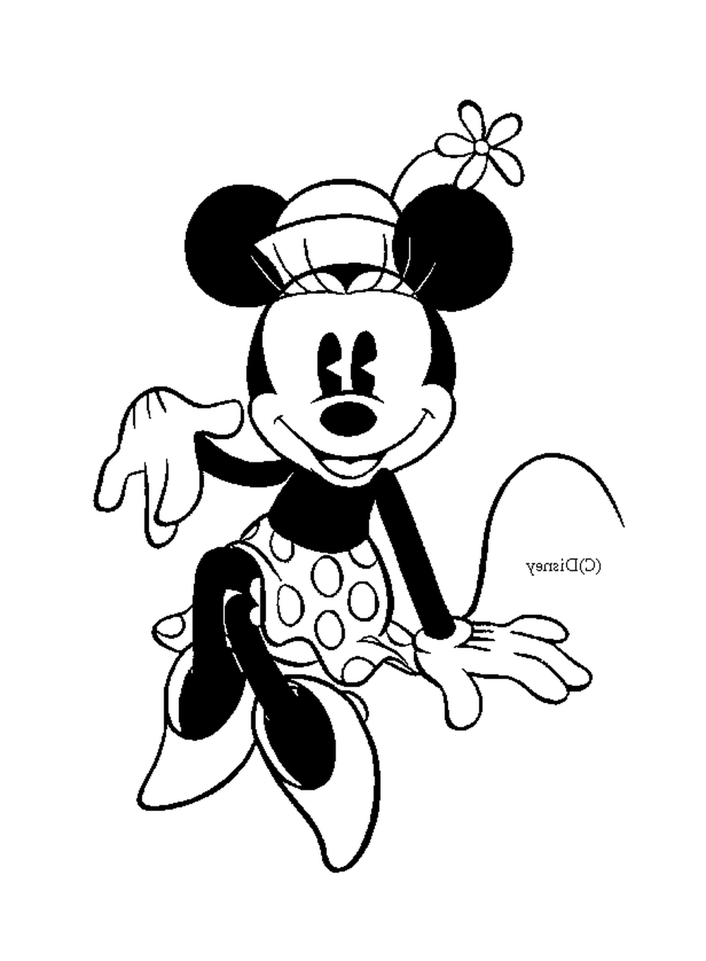  Minnie, Mickey's girlfriend 