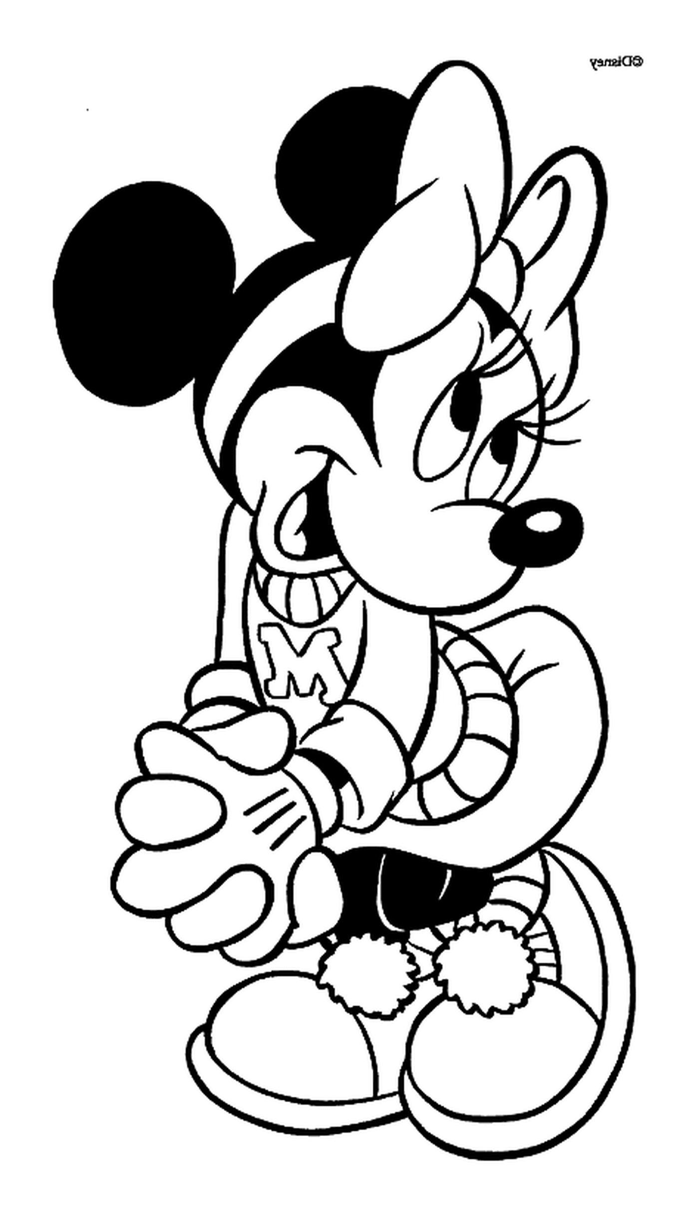  Minnie is a shy mouse 