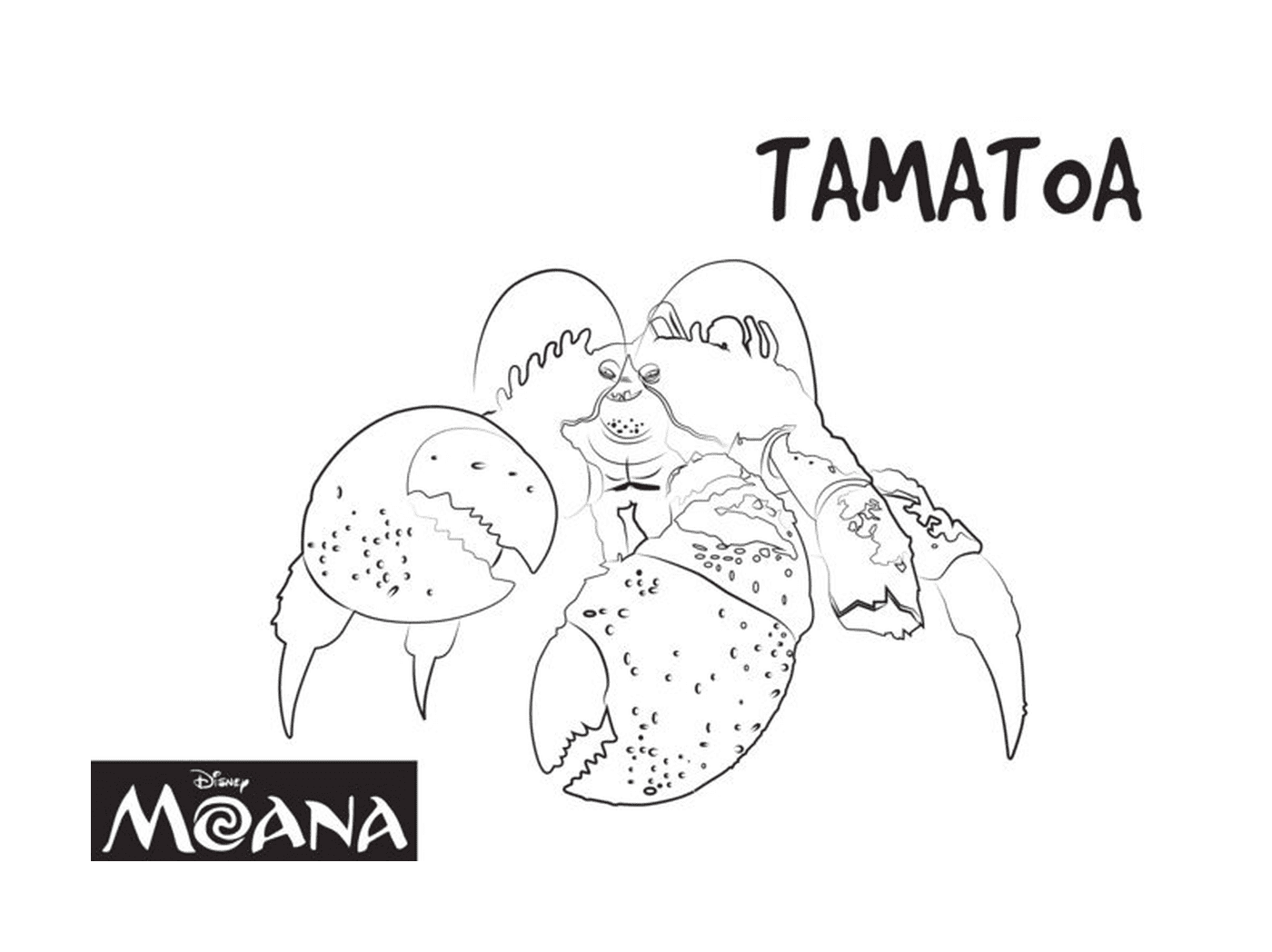  Tamatoa, exotische Kreatur von Moana 