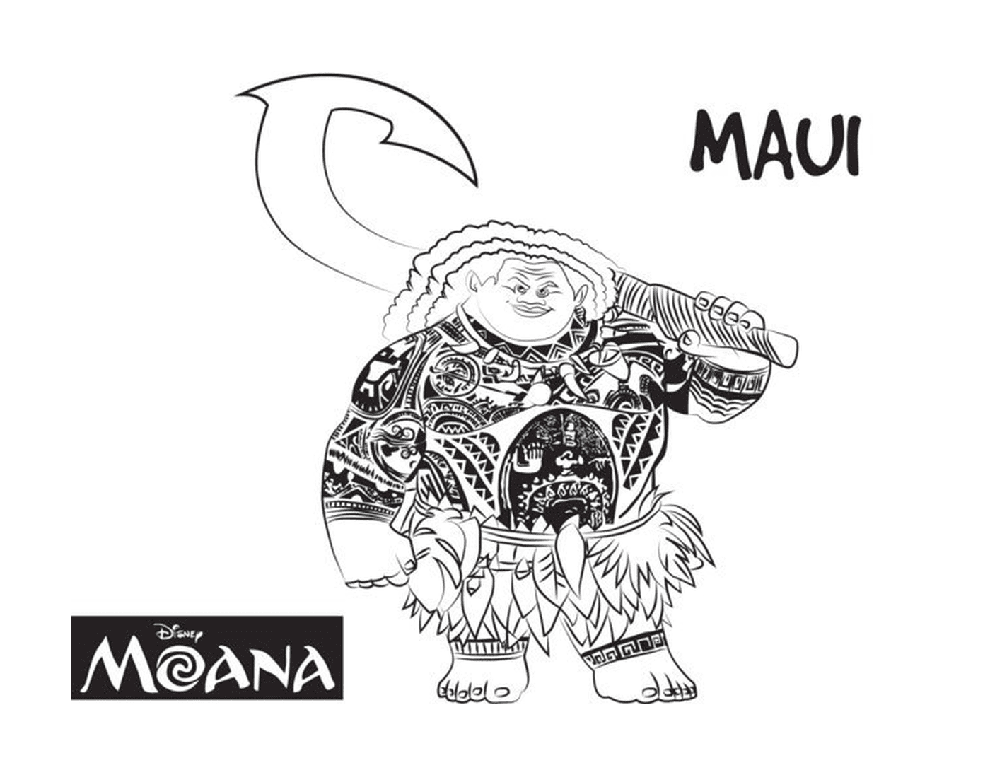  Maui, hombre fuerte de Moana 