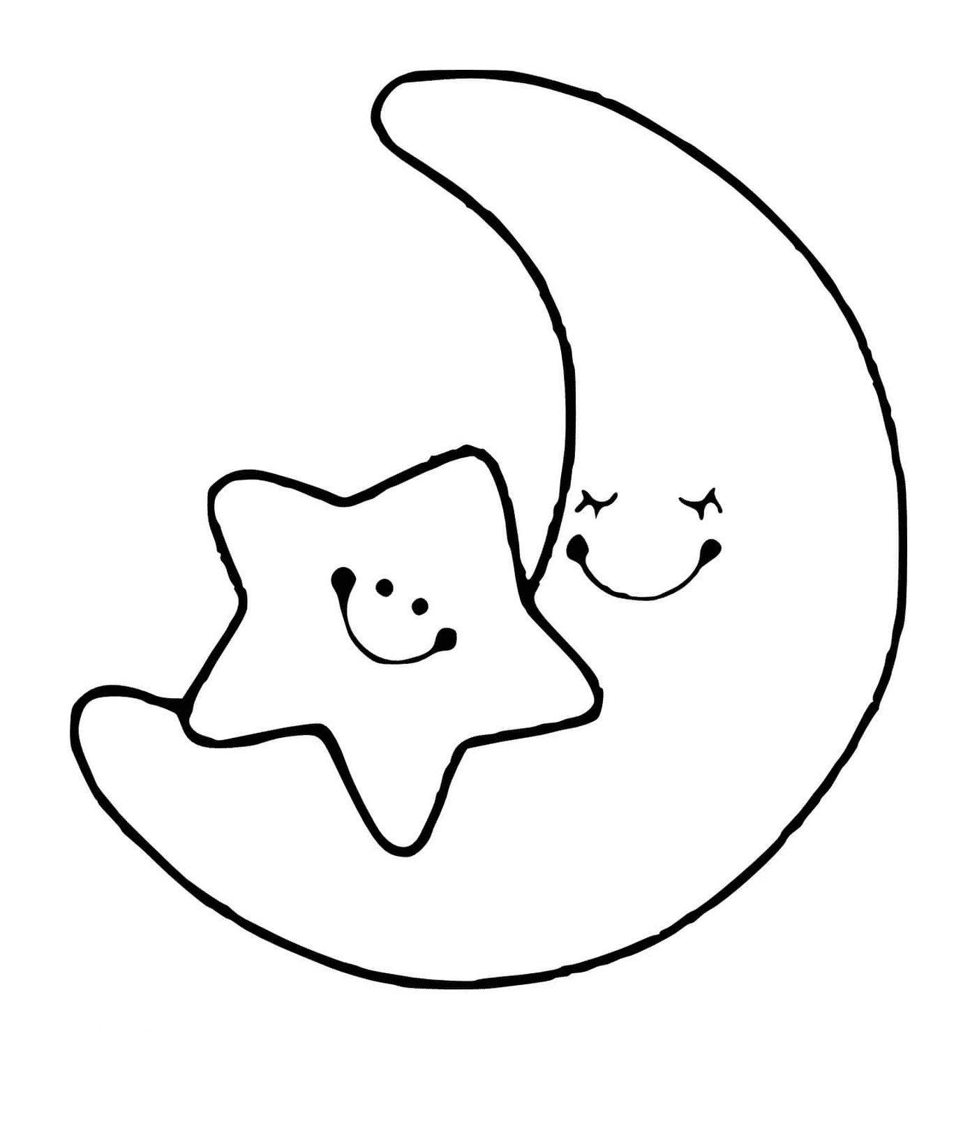  Star and Moon 