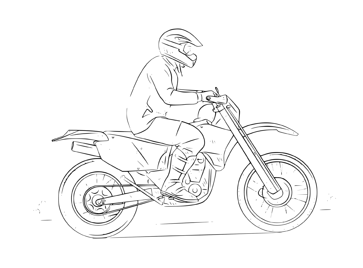  Mann fahren moto cross 