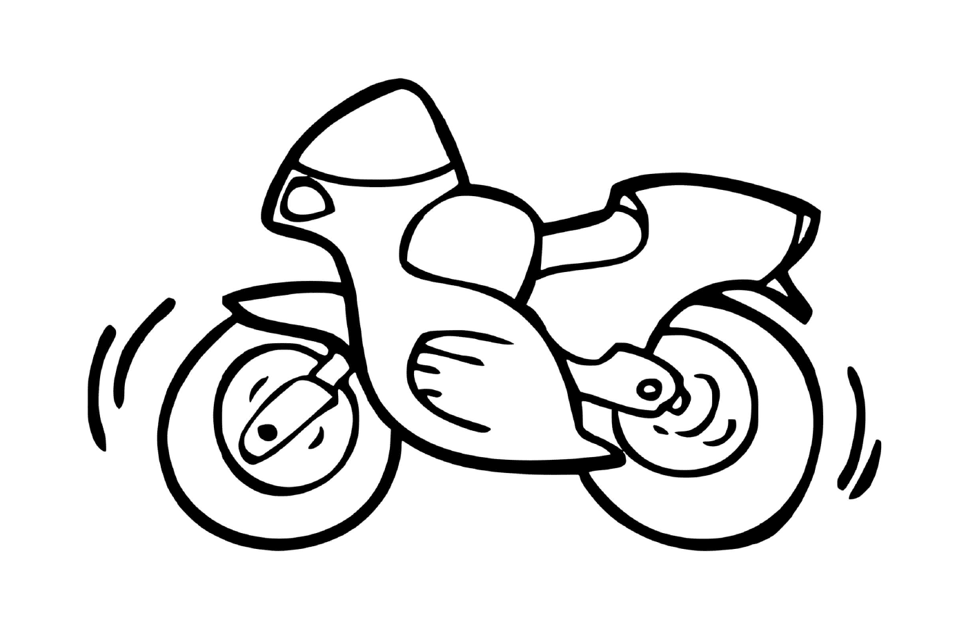  Simple and easy motorcycle 