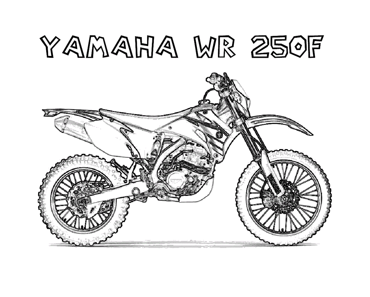  " Ямаха " WR250R для " мотокросса " 