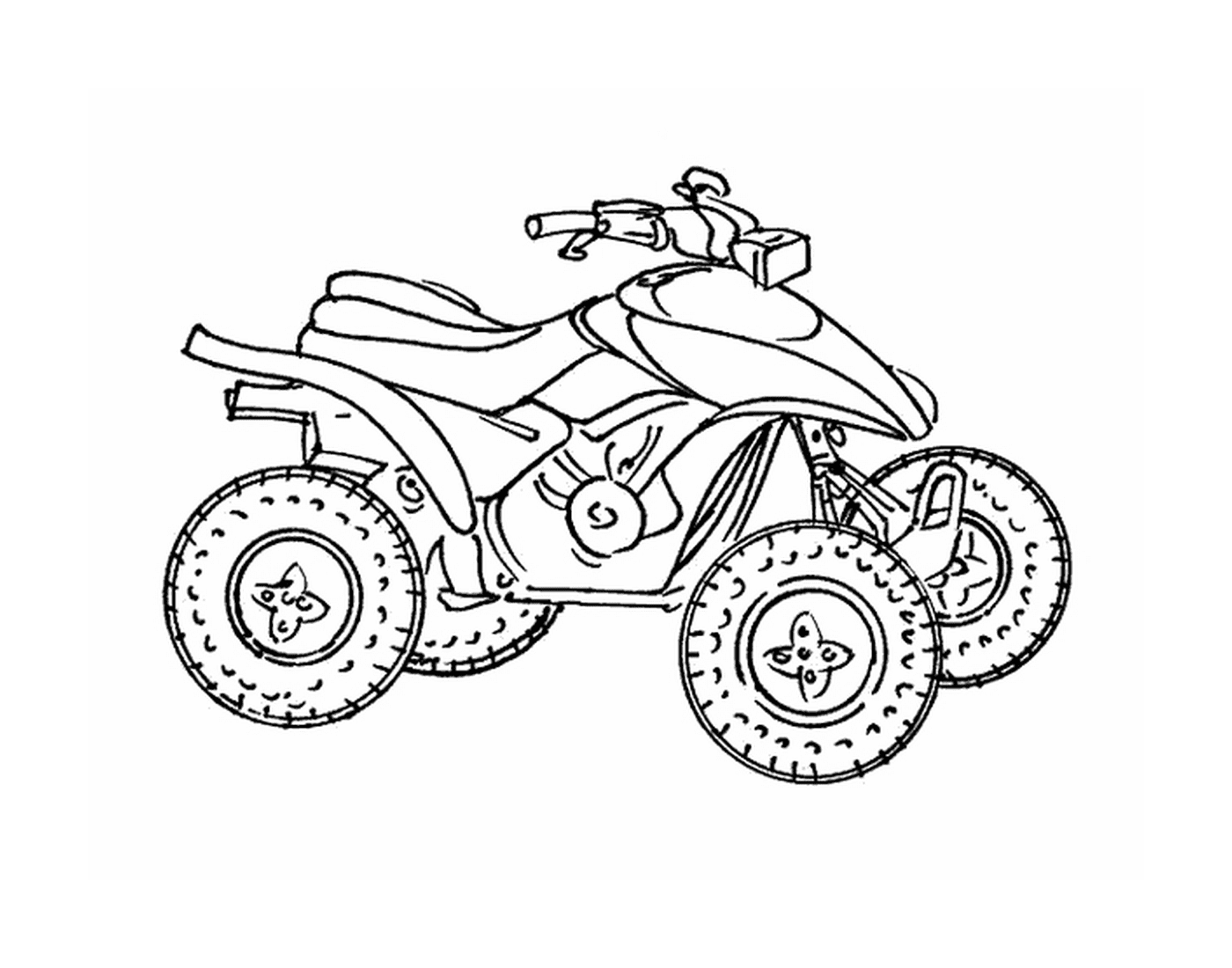  ATV, four-wheel quad 