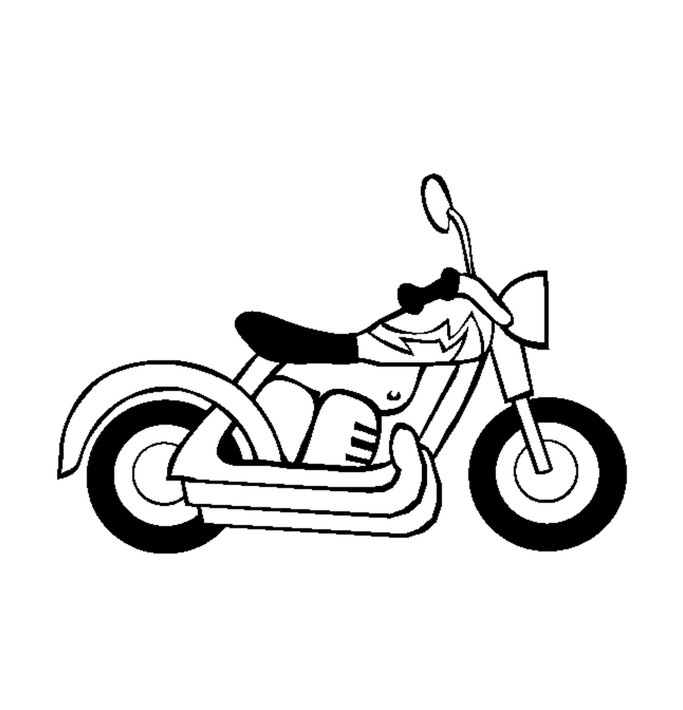  Motocicleta fácil y sencilla 