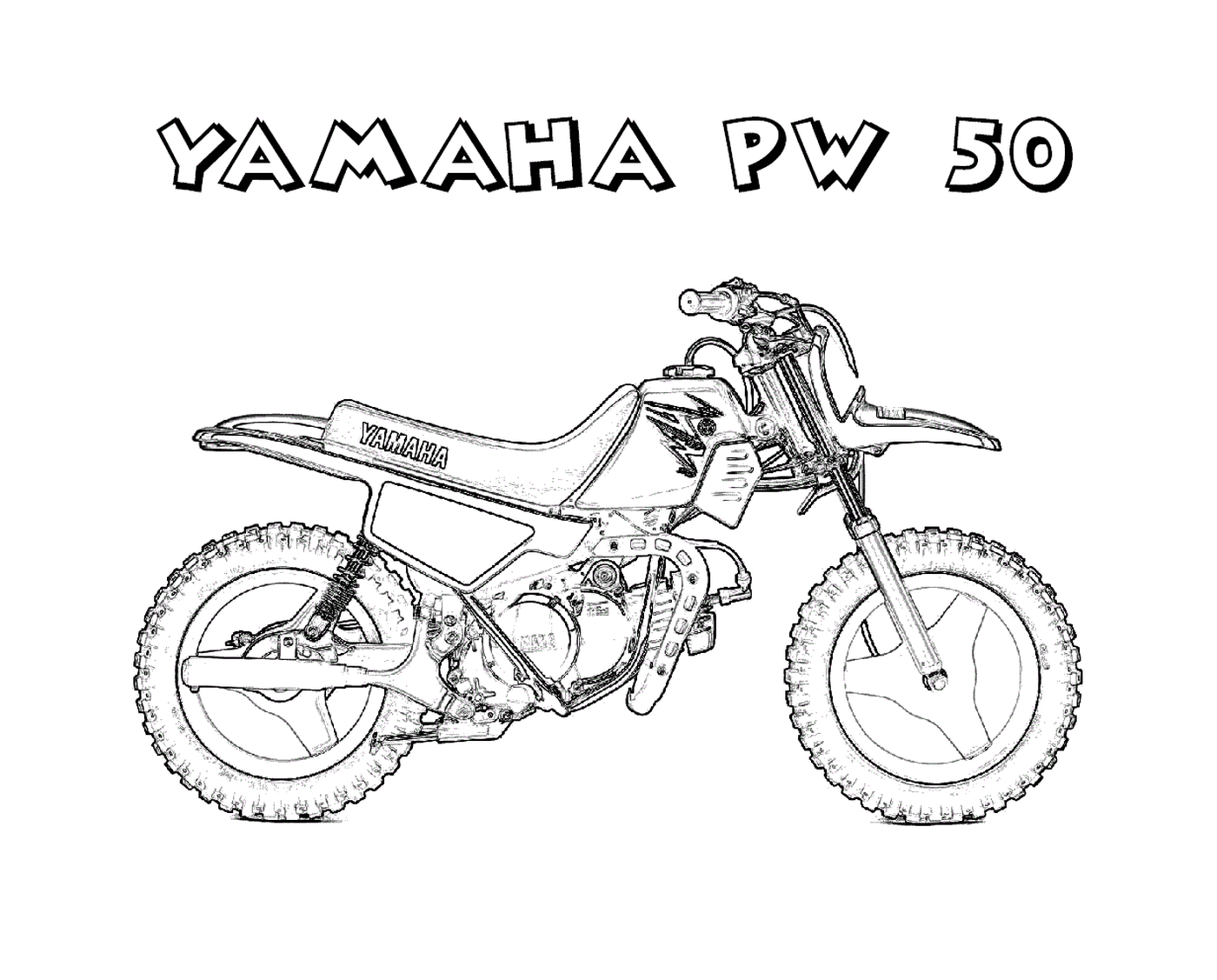  Moto Yamaha Motocross 