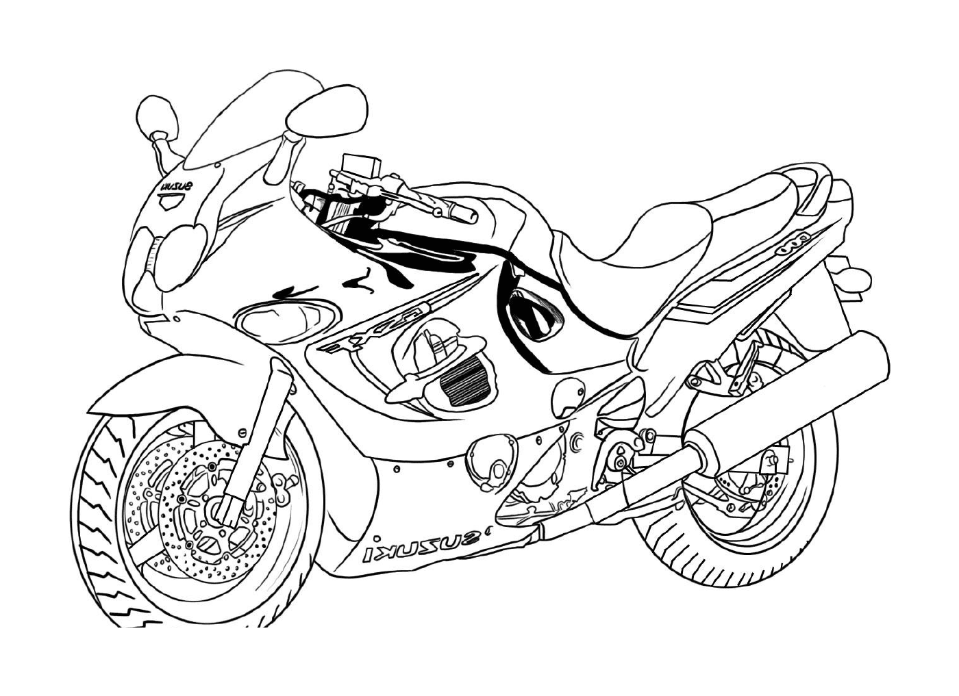 motocicleta clásica y elegante 