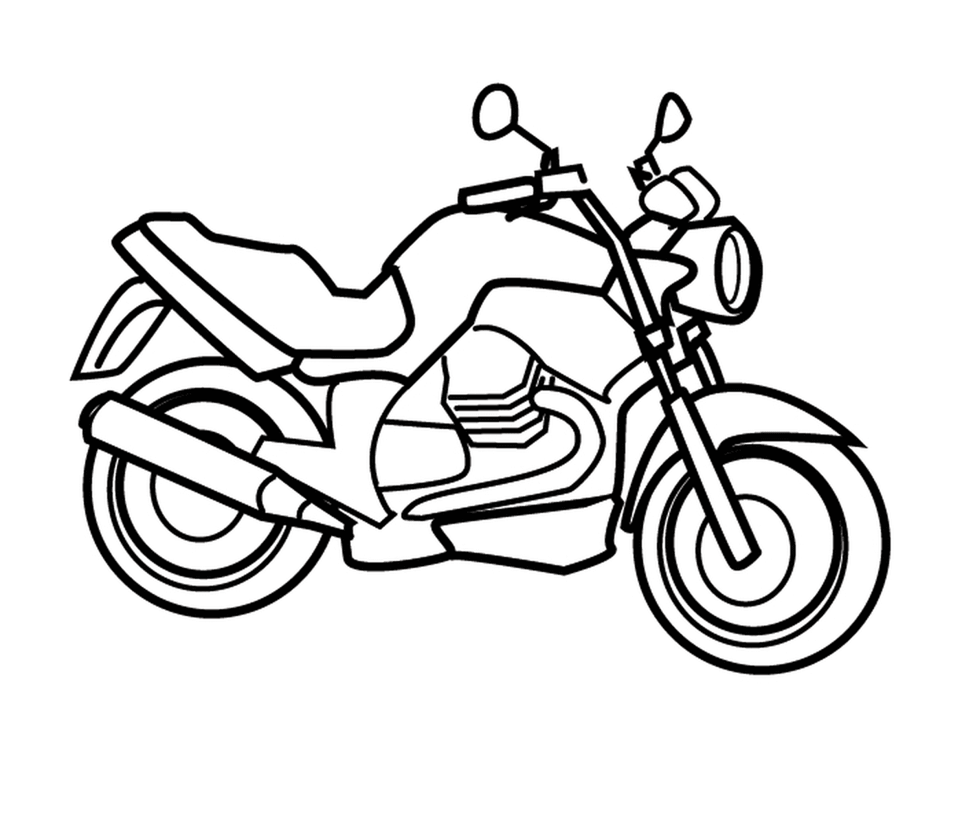  motocicleta elegante y con estilo 