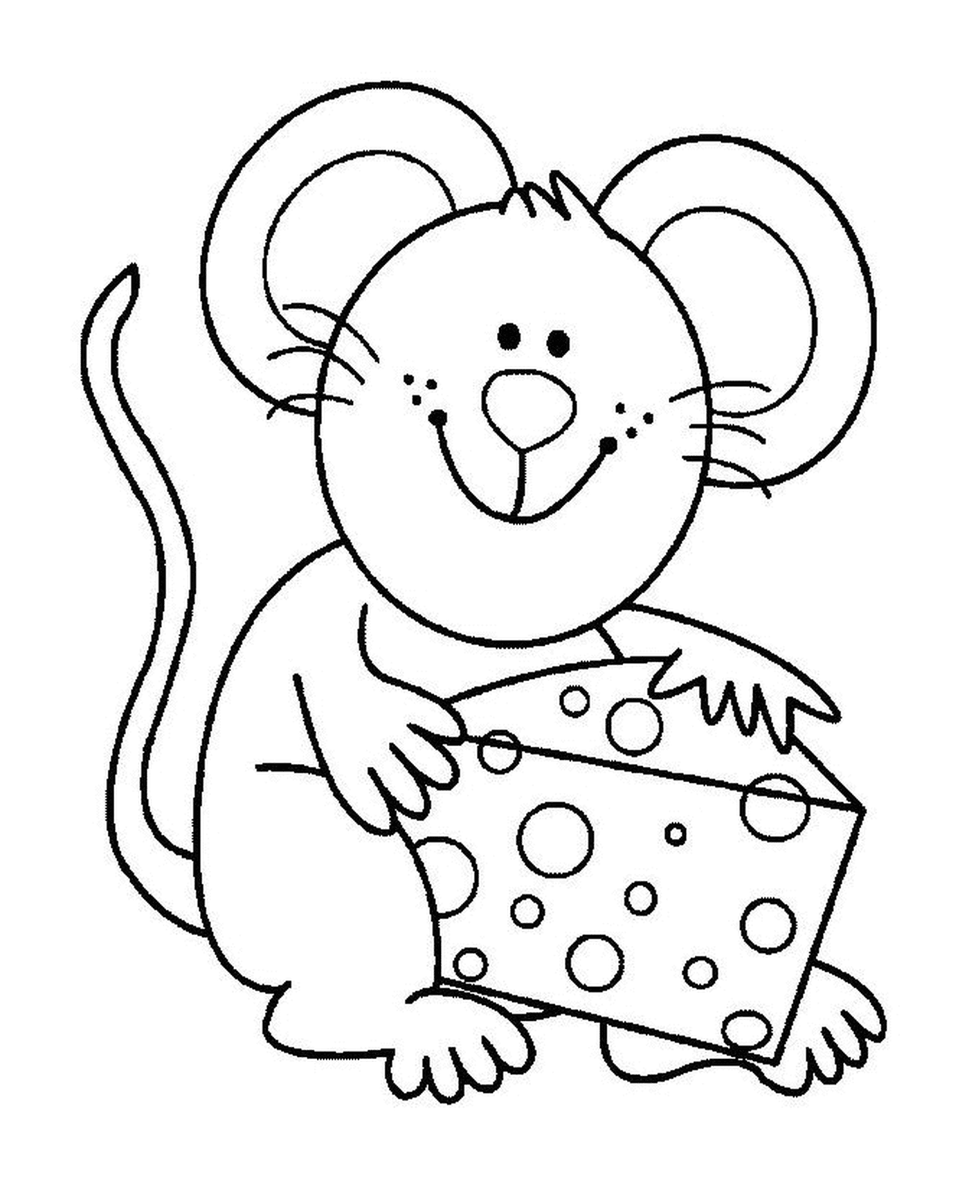  A mouse with good cheese 