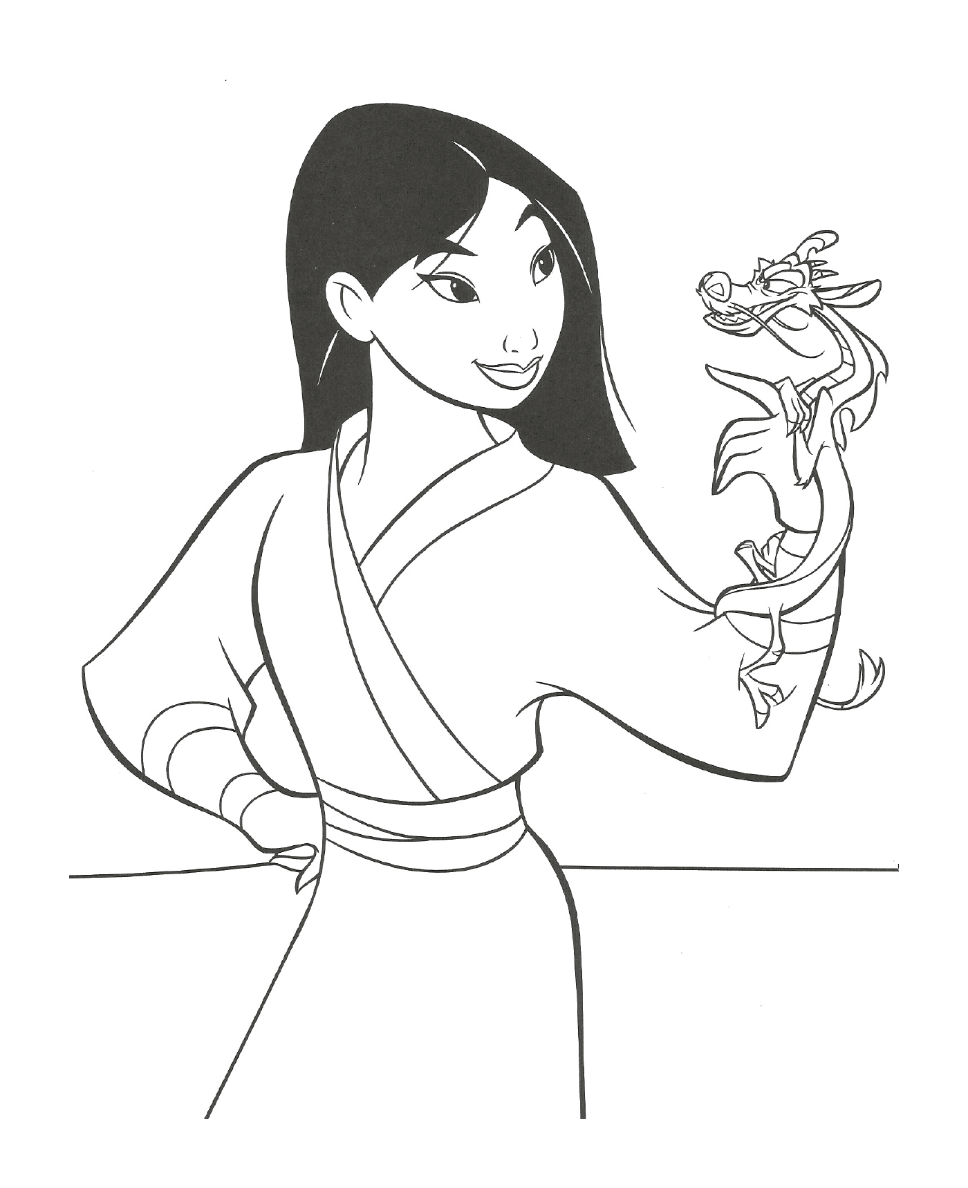  Mulan e il suo drago 