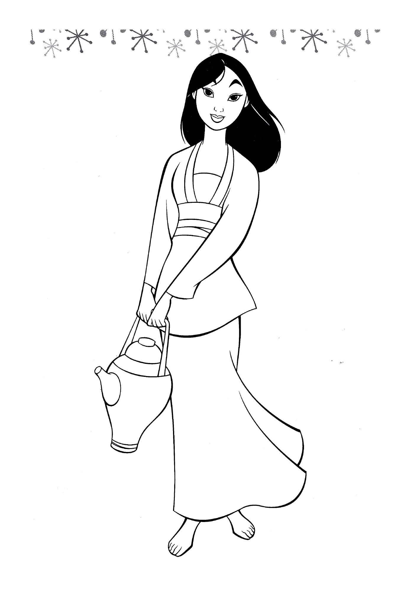  Prinzessin Mulan, gieß die Blumen 