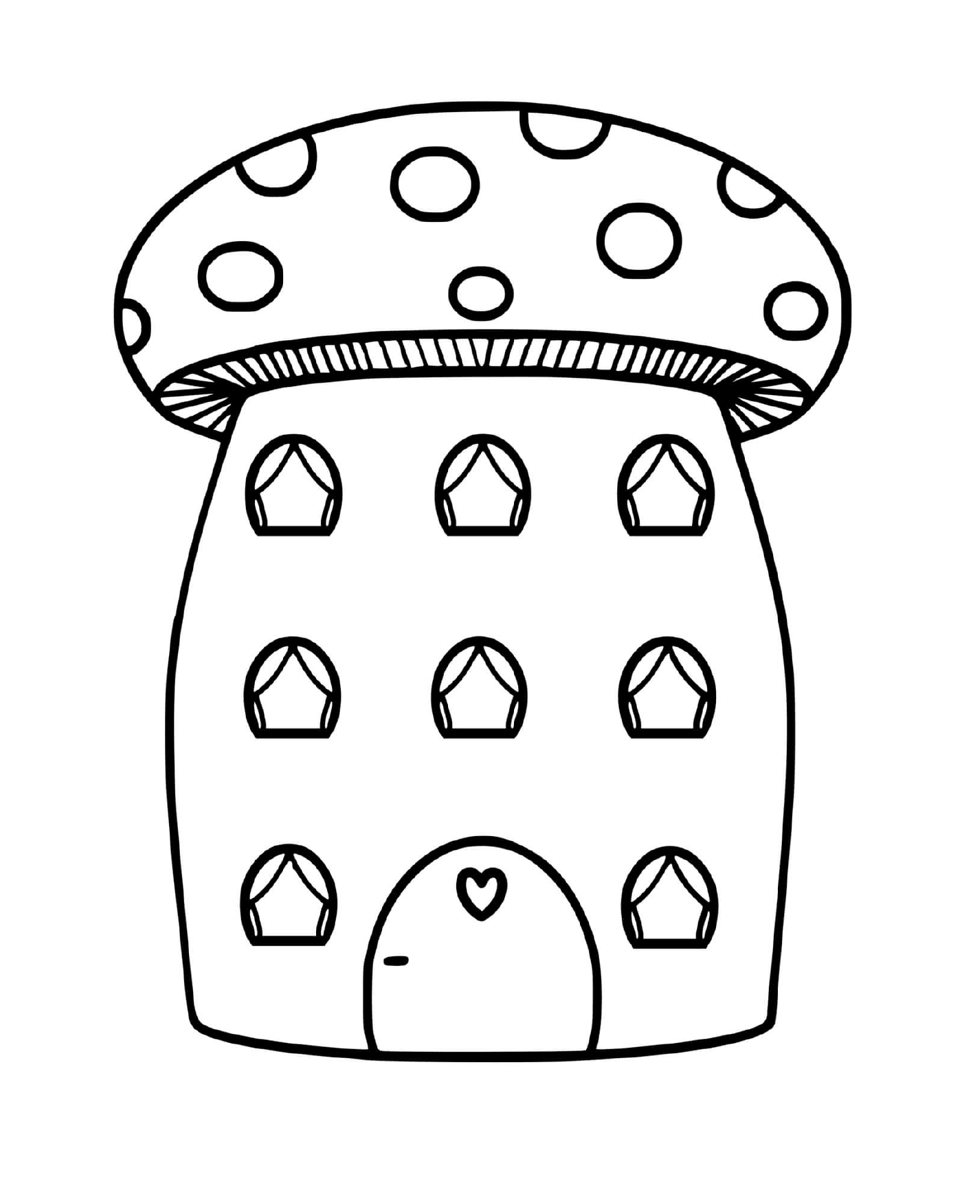  Дом в форме аманитного гриба 