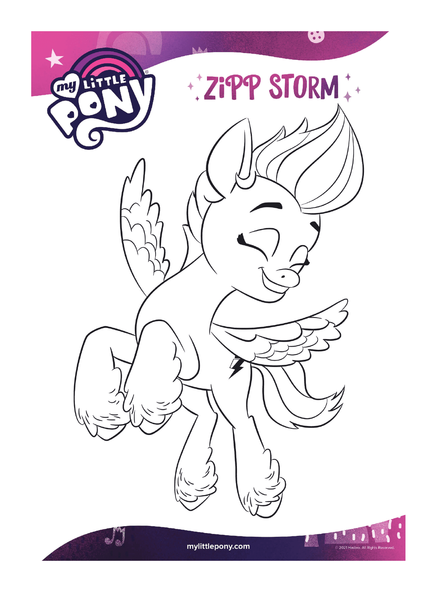  Tormenta Zipp, adorable pony rebelde 