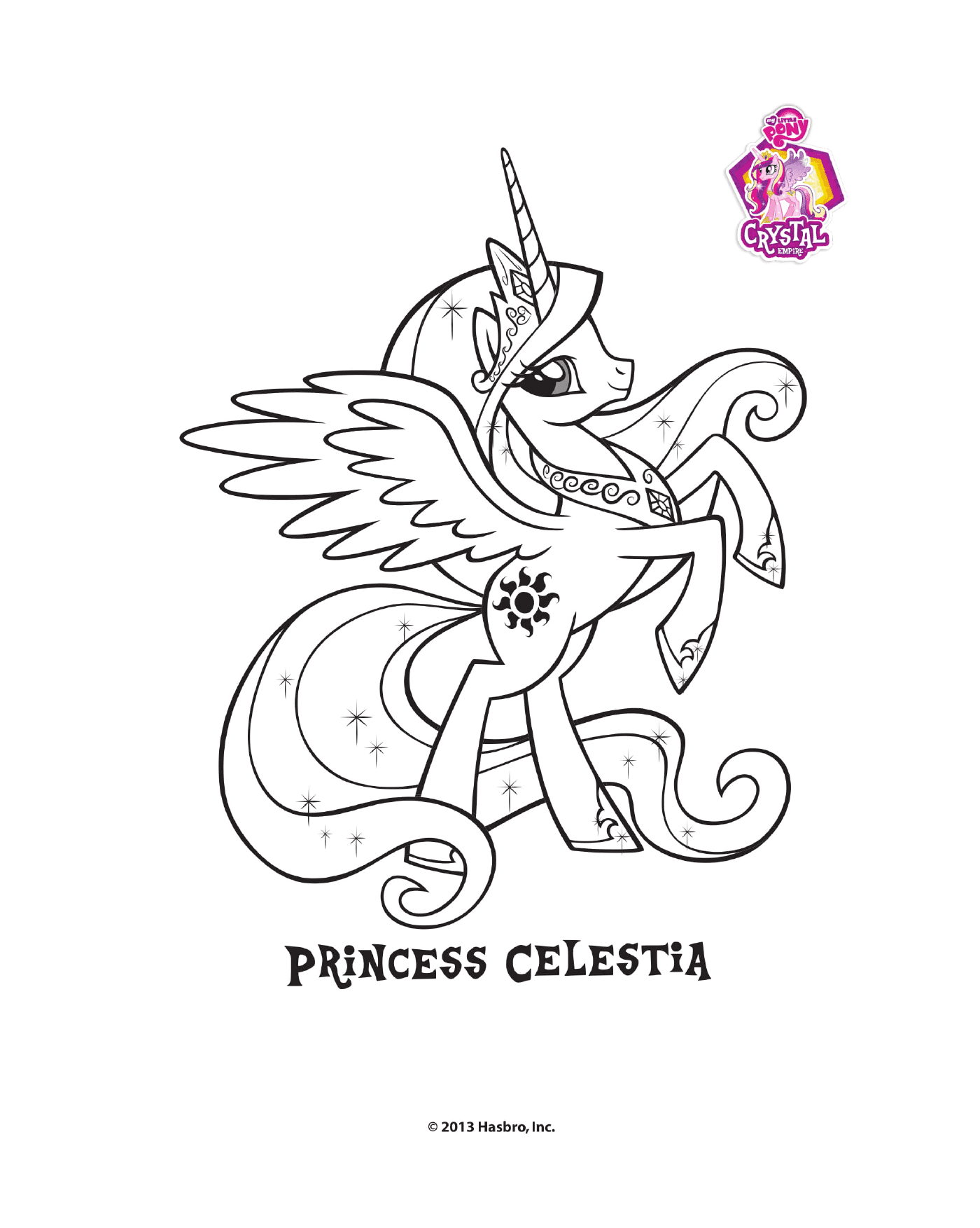 Princesa Celestia del Imperio Cristal 