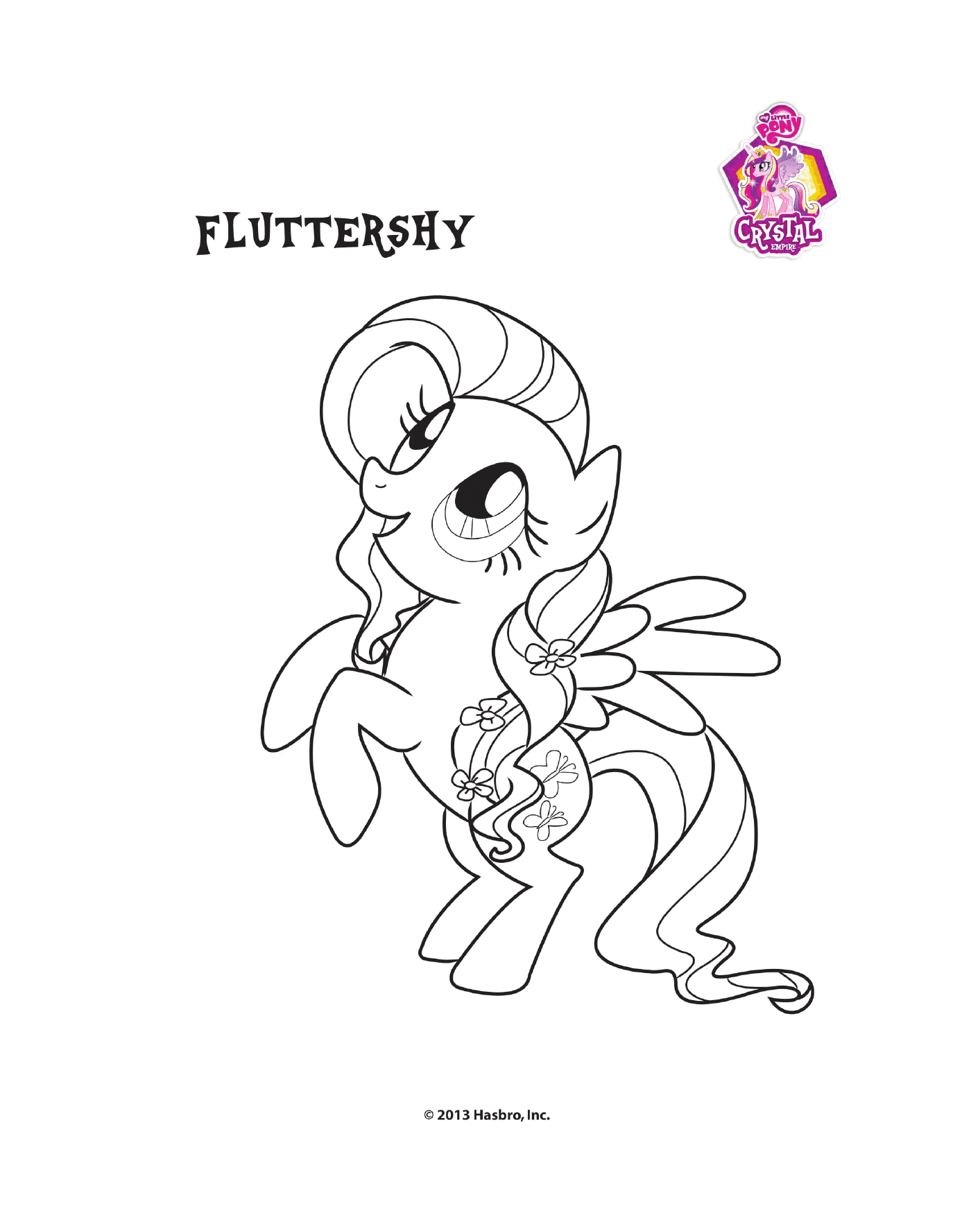  Fluttershy at Crystal Empire 