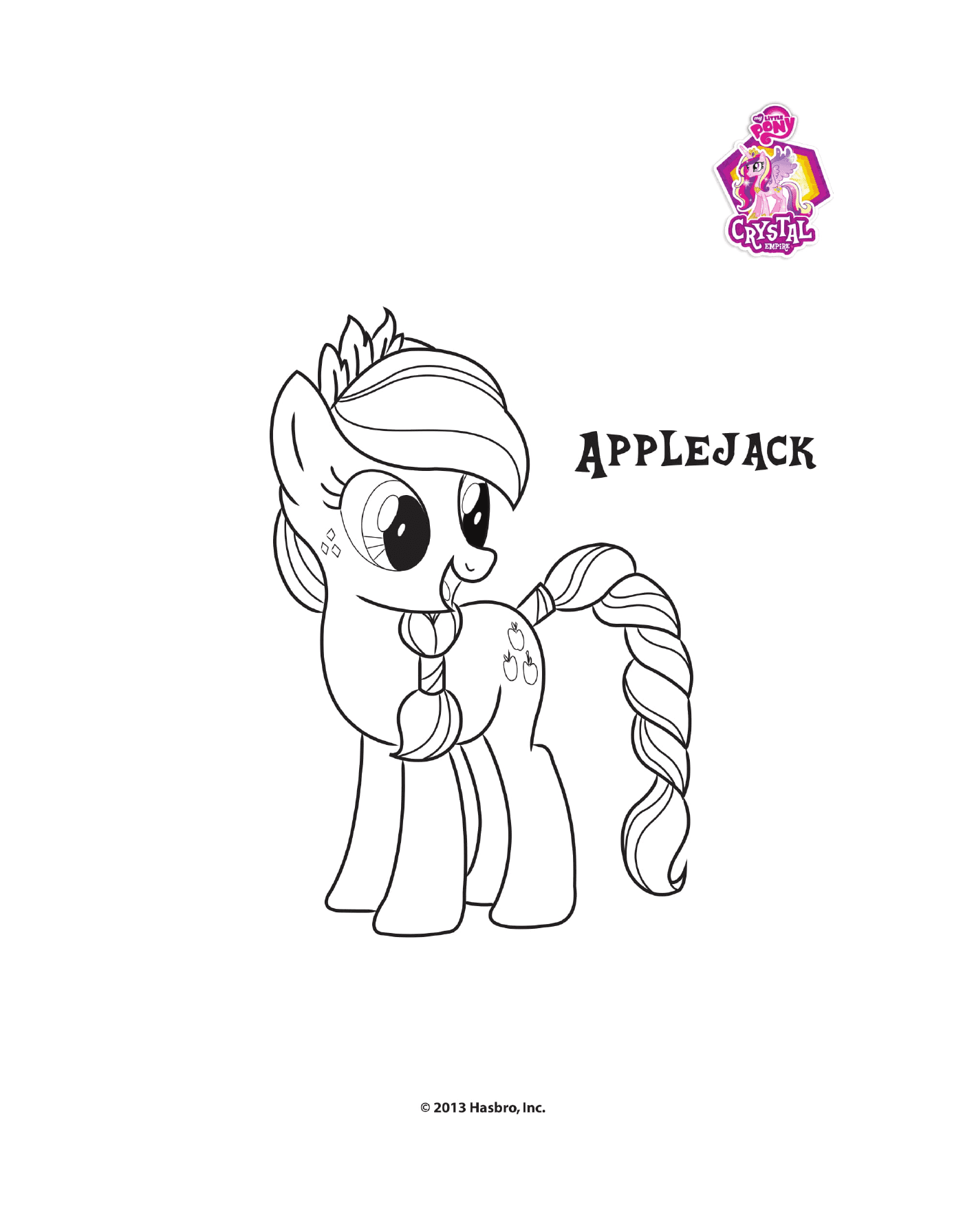  Applejack, the proud pony 