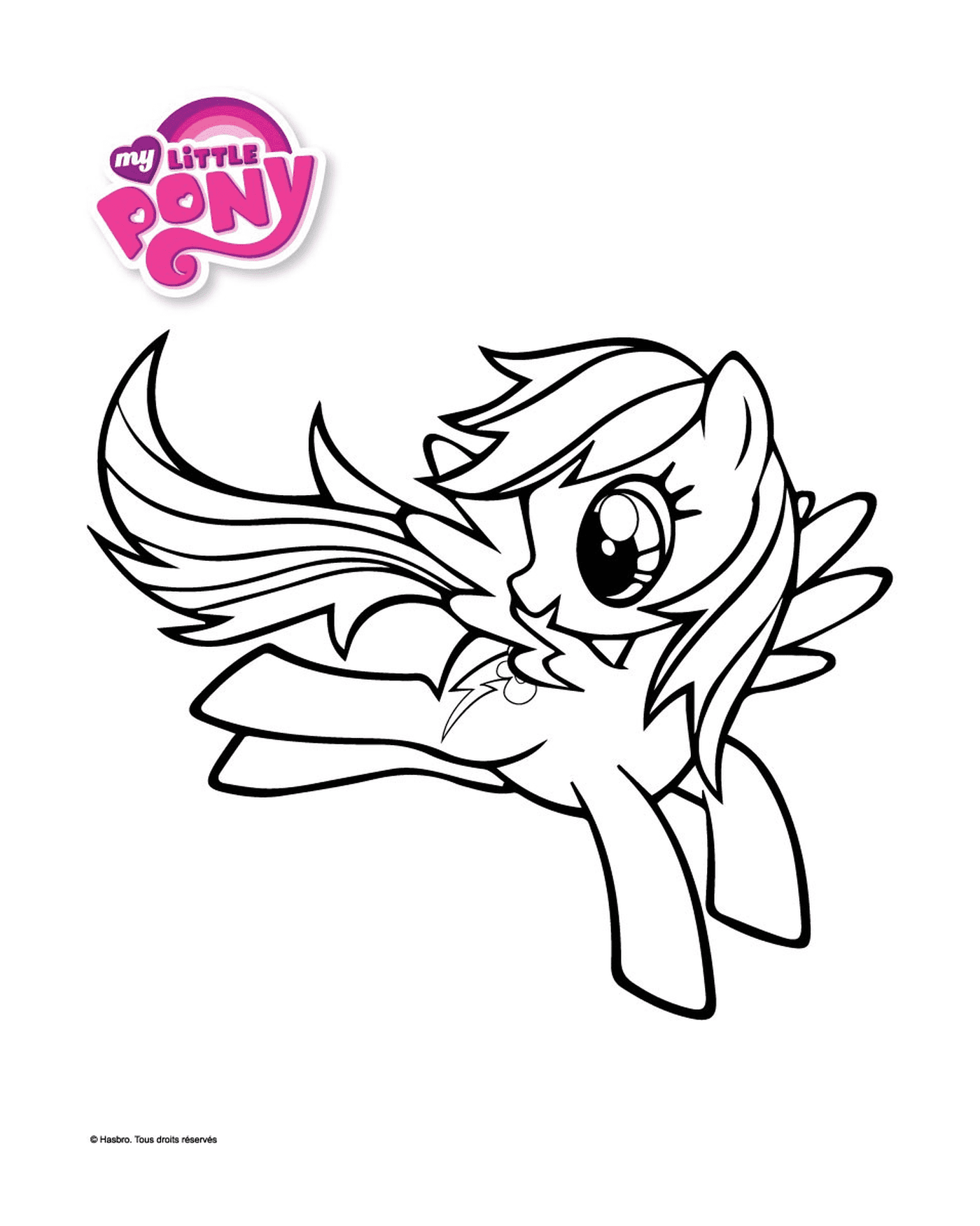  Rainbow Dash, the flying pony 