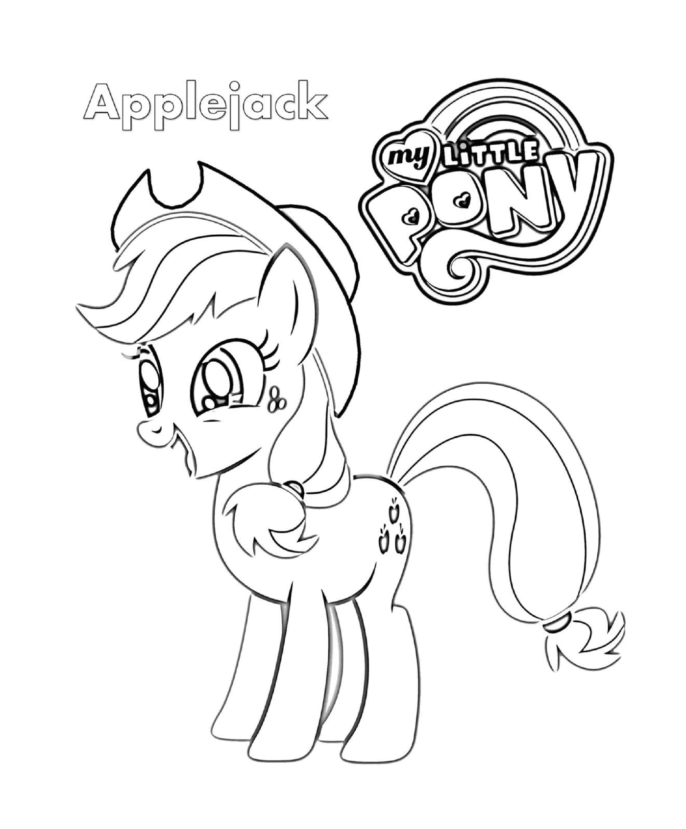  Applejack, un pony lindo 