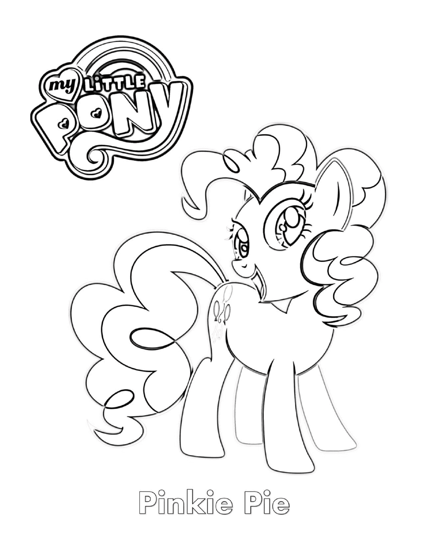  Pinkie Pie, a cute pony 