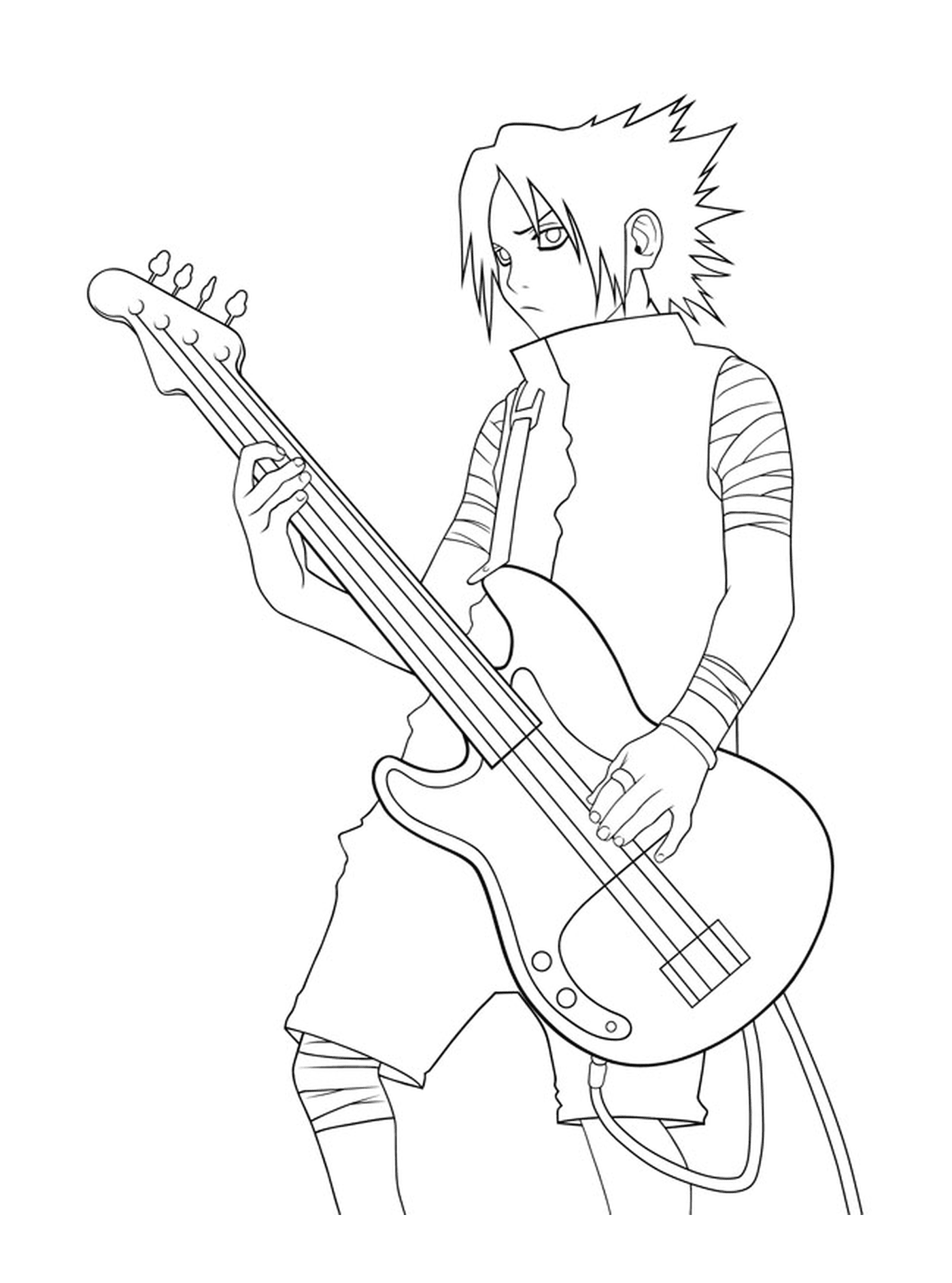  Manga naruto Gitarre leidenschaftlich 
