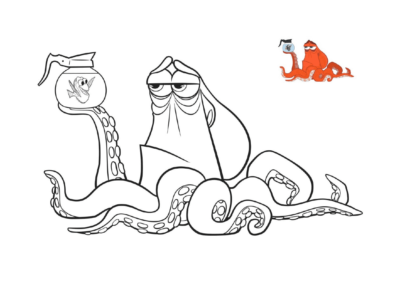  Hank, Nemo and Dory's octopus 