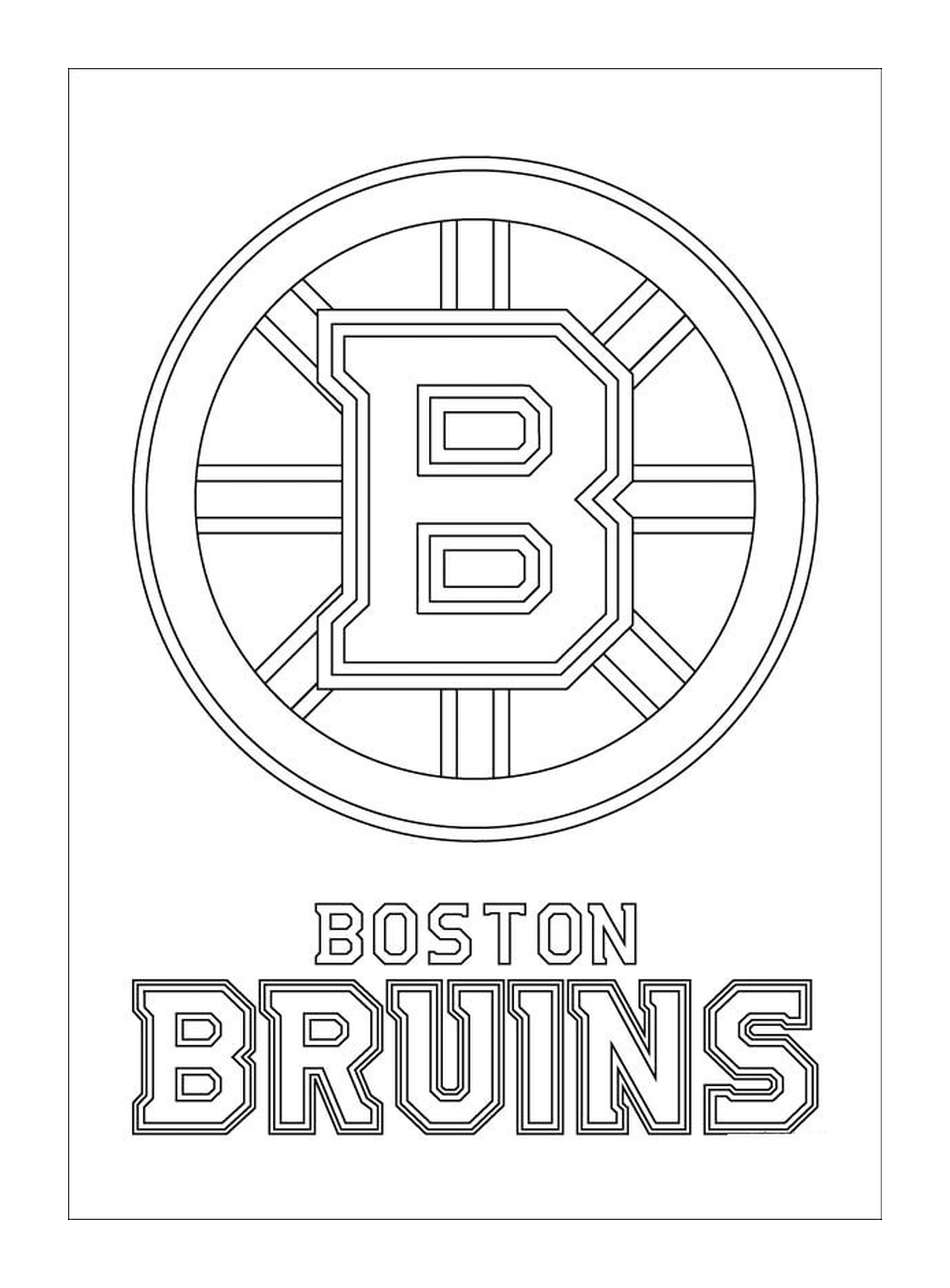  Logo de Boston Bruins 