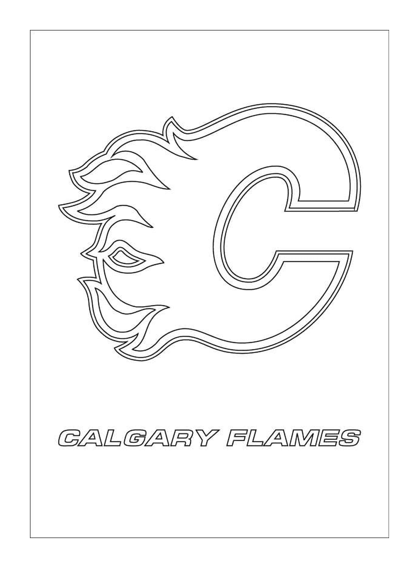  Logotipo Calgary Flames 