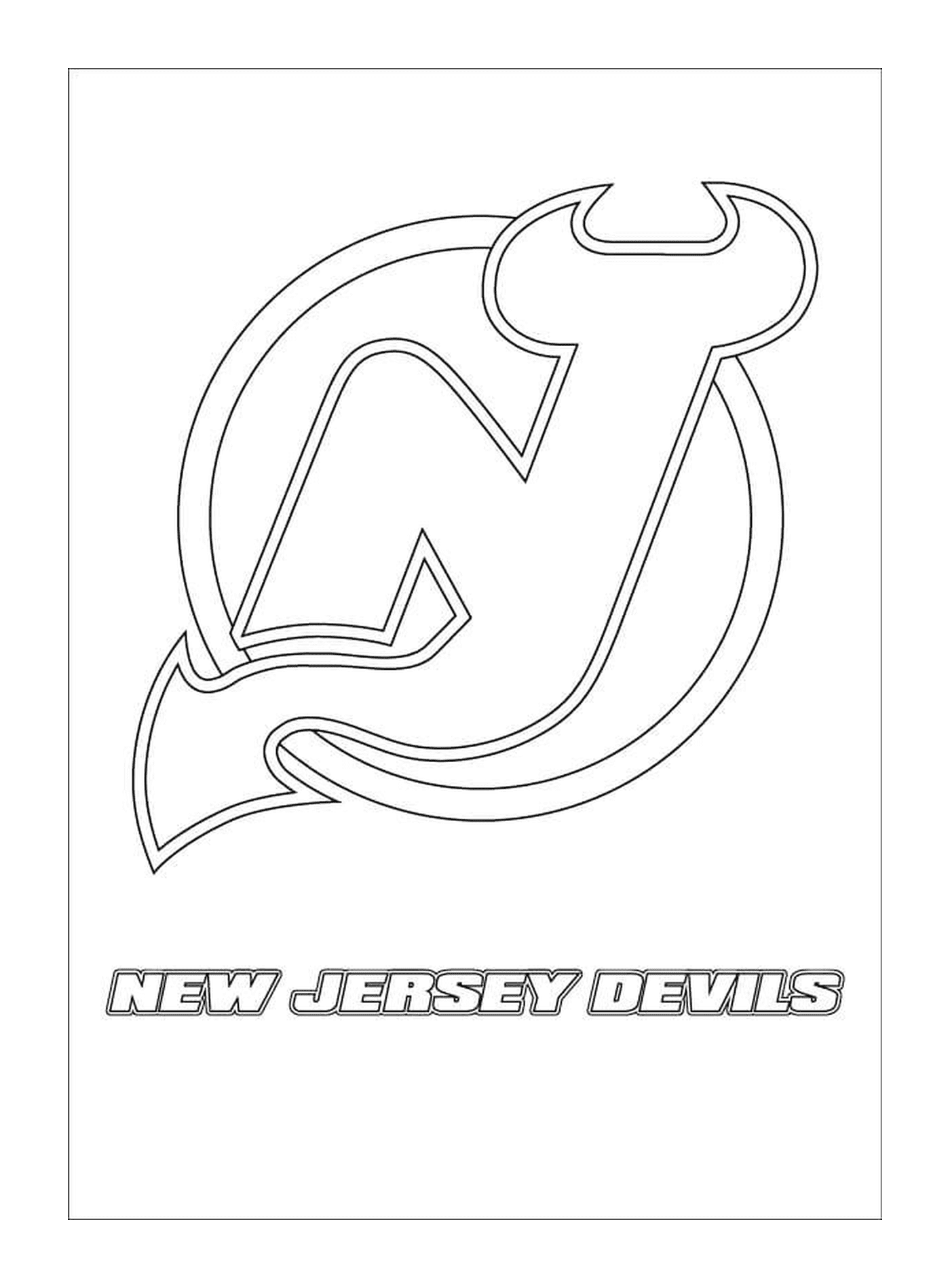  Logo dei diavoli del New Jersey 