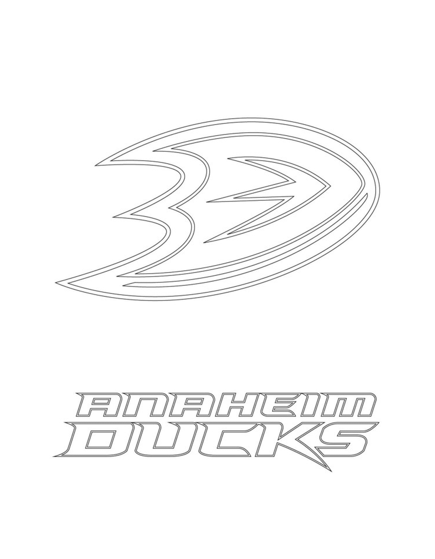  Logo of the Ducks of Anaheim 