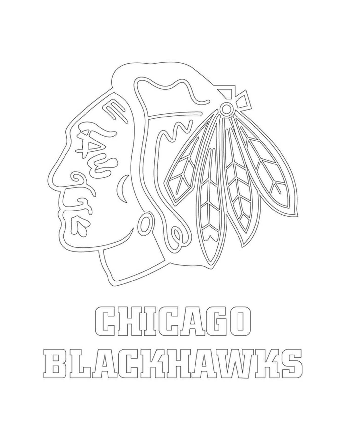  Chicago Blackhawk Logo 