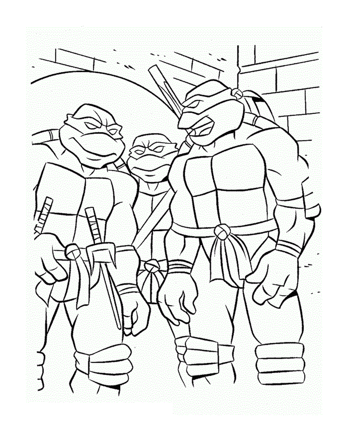 Team von Ninja Turtles 